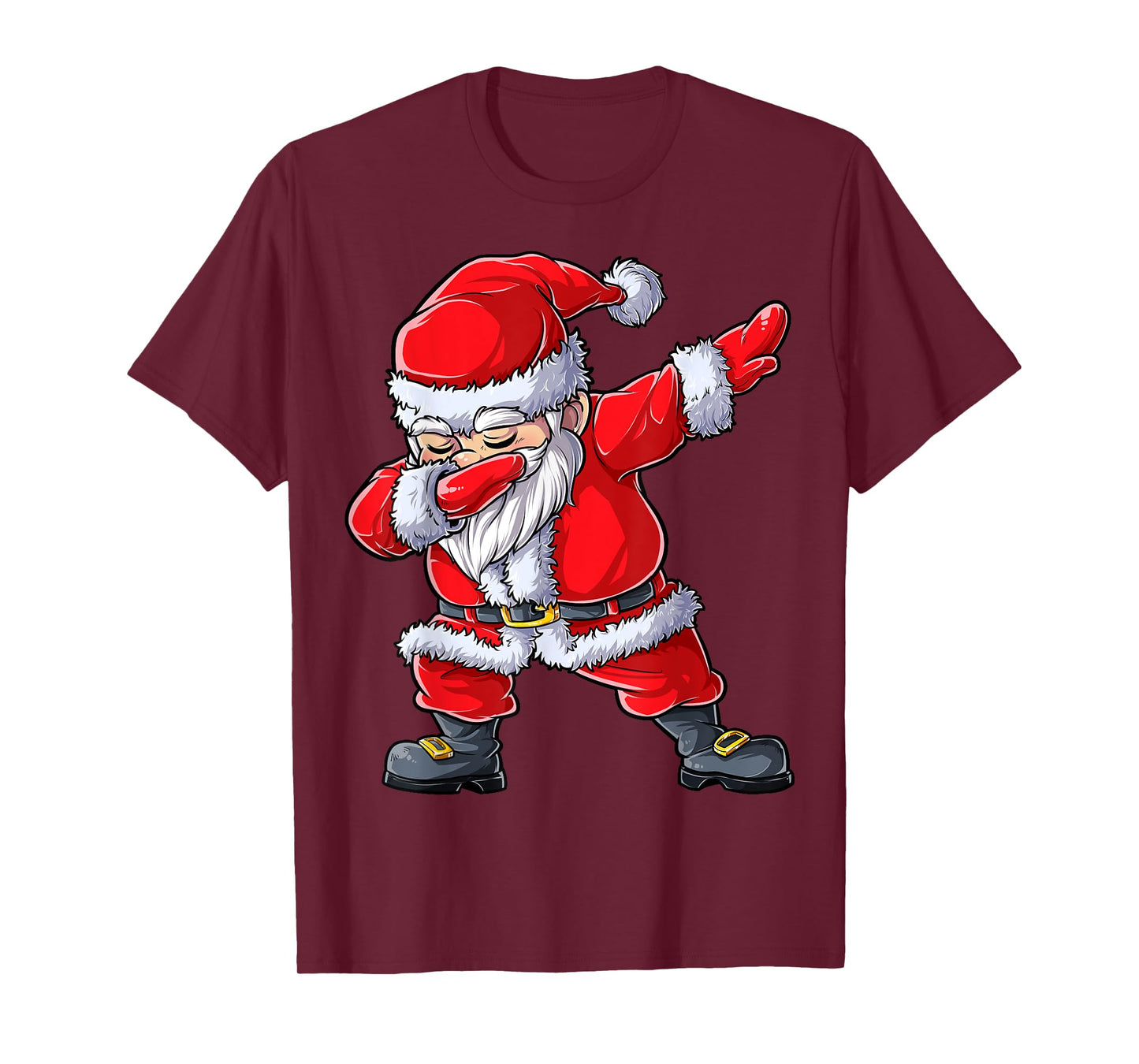 Dabbing Santa Claus Christmas Boys Men Funny Xmas Dab Dance T-Shirt