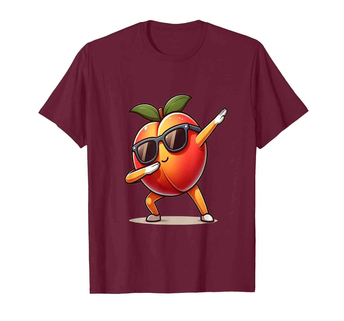Dab Peach Dancing Dabbing Peach Fruit T-Shirt