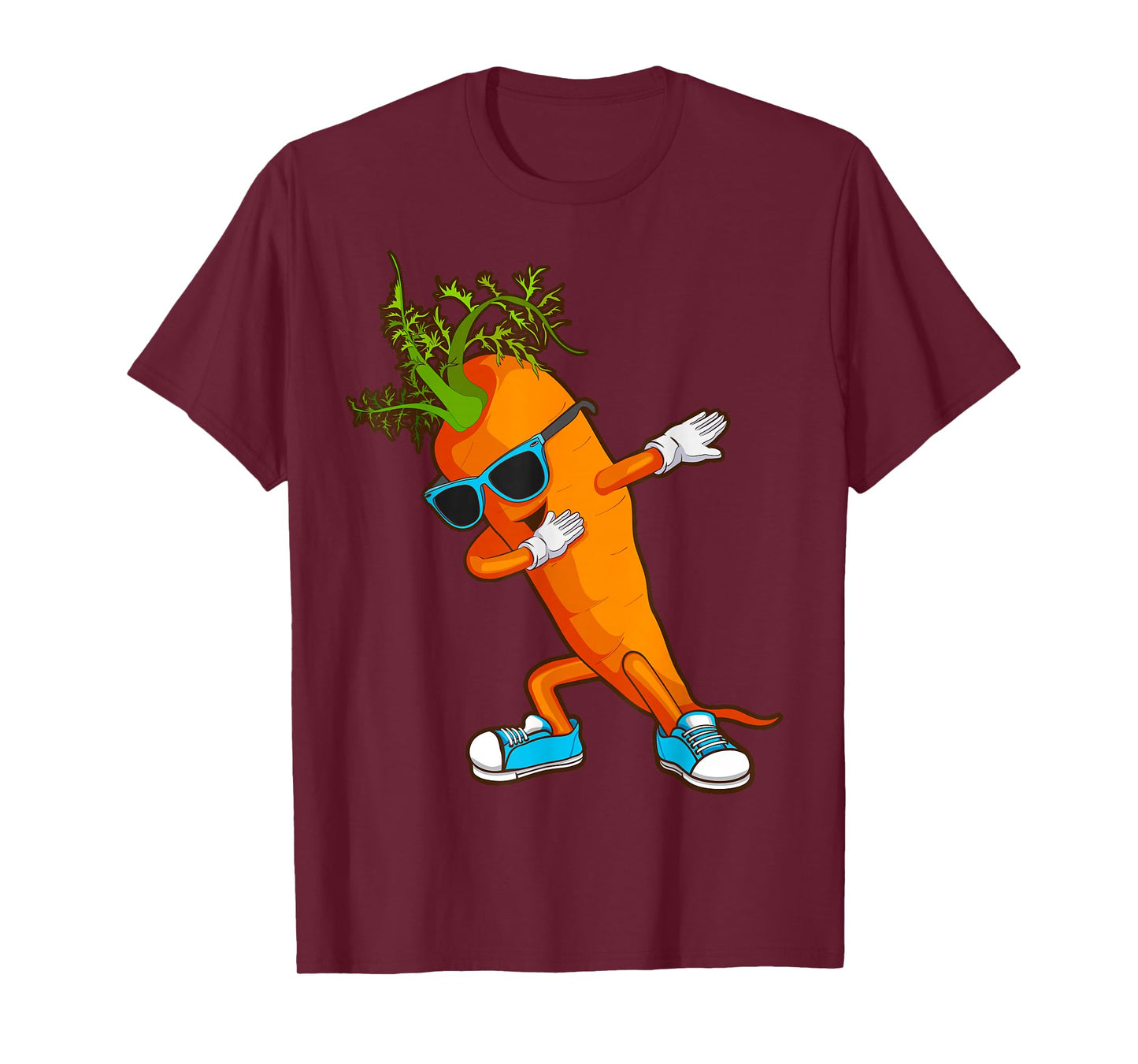 Funny Dabbing Carrot Gift | Cute Vegetable Lover Men Women T-Shirt