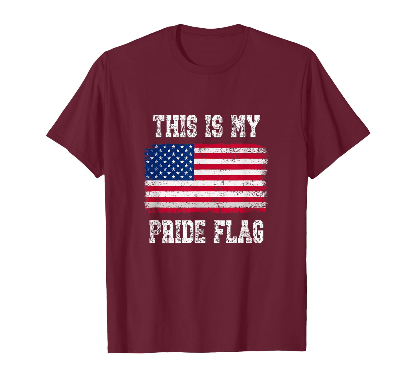 Patriotic American This is My Pride Flag USA T-Shirt