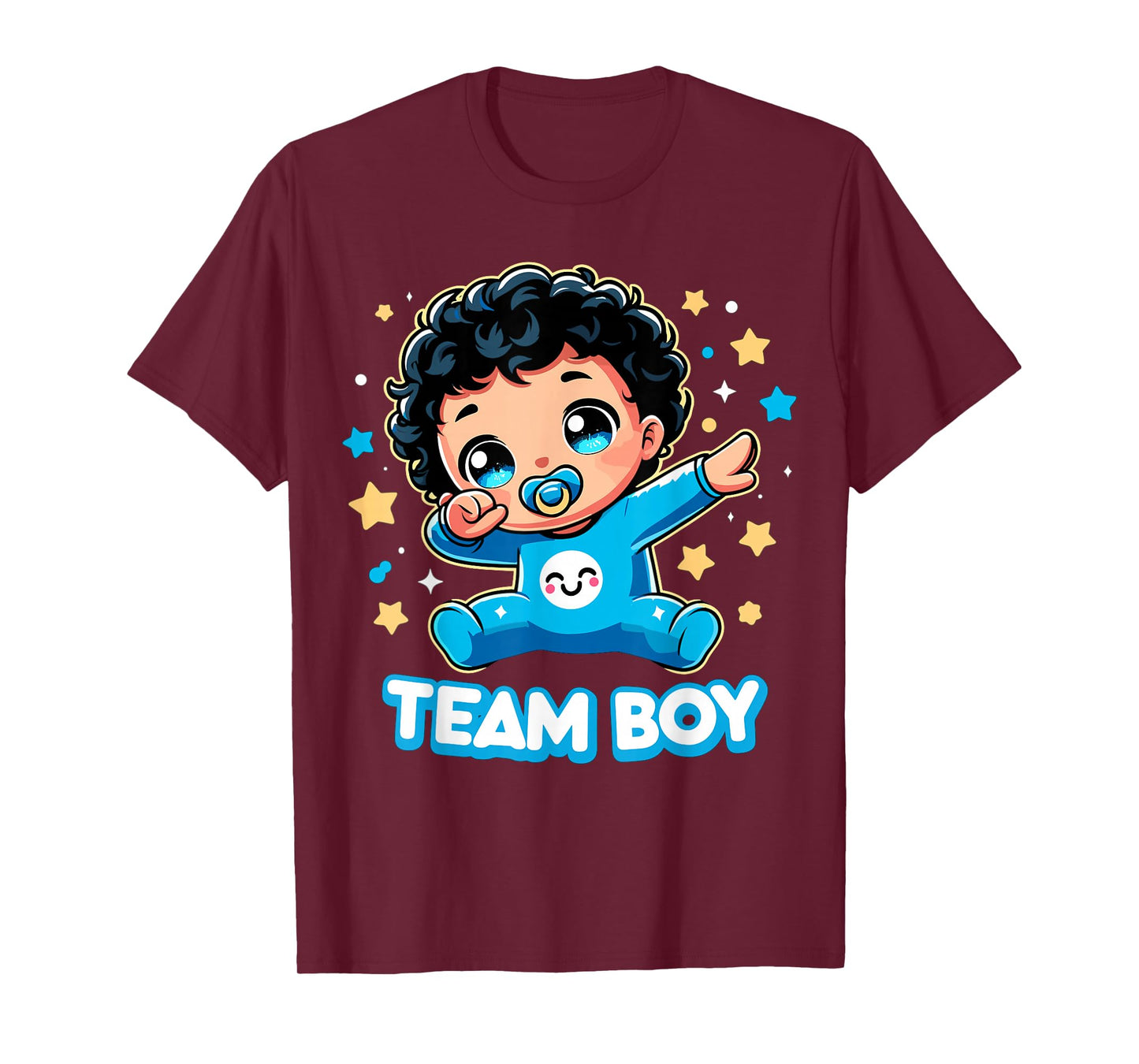 Team Boy Baby Gender Reveal Party Announcement T-Shirt