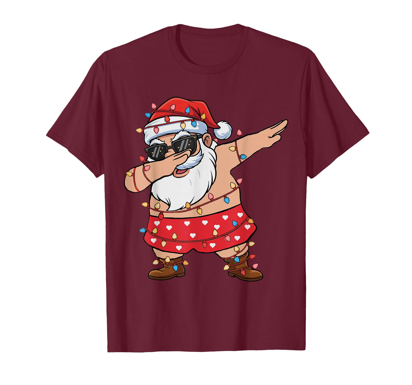 Christmas Squad Santa Dabbing Elf Family Matching Boys Girls T-Shirt