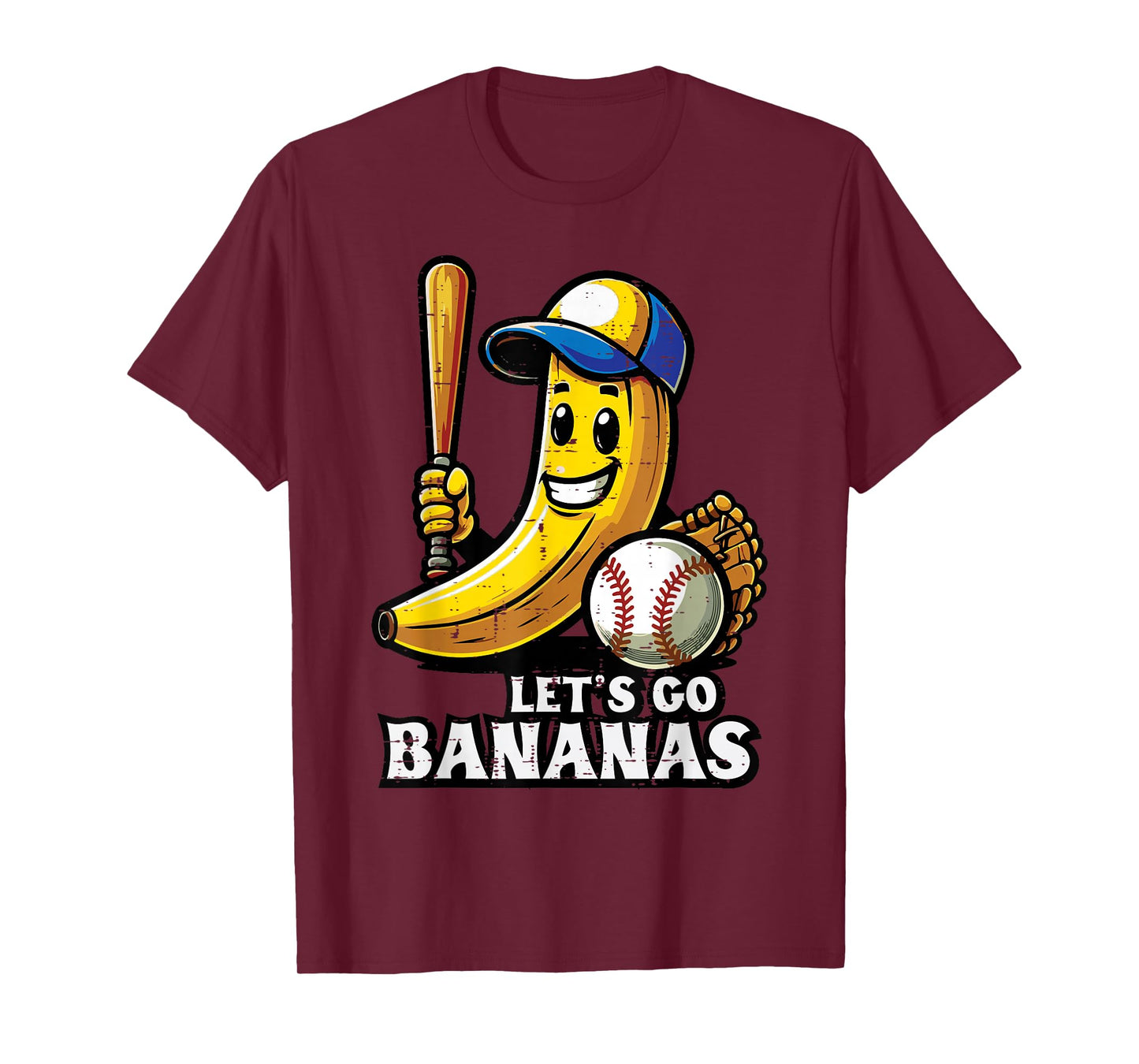 Lets Go Banana Fruit Men Boys Kids T-Shirt