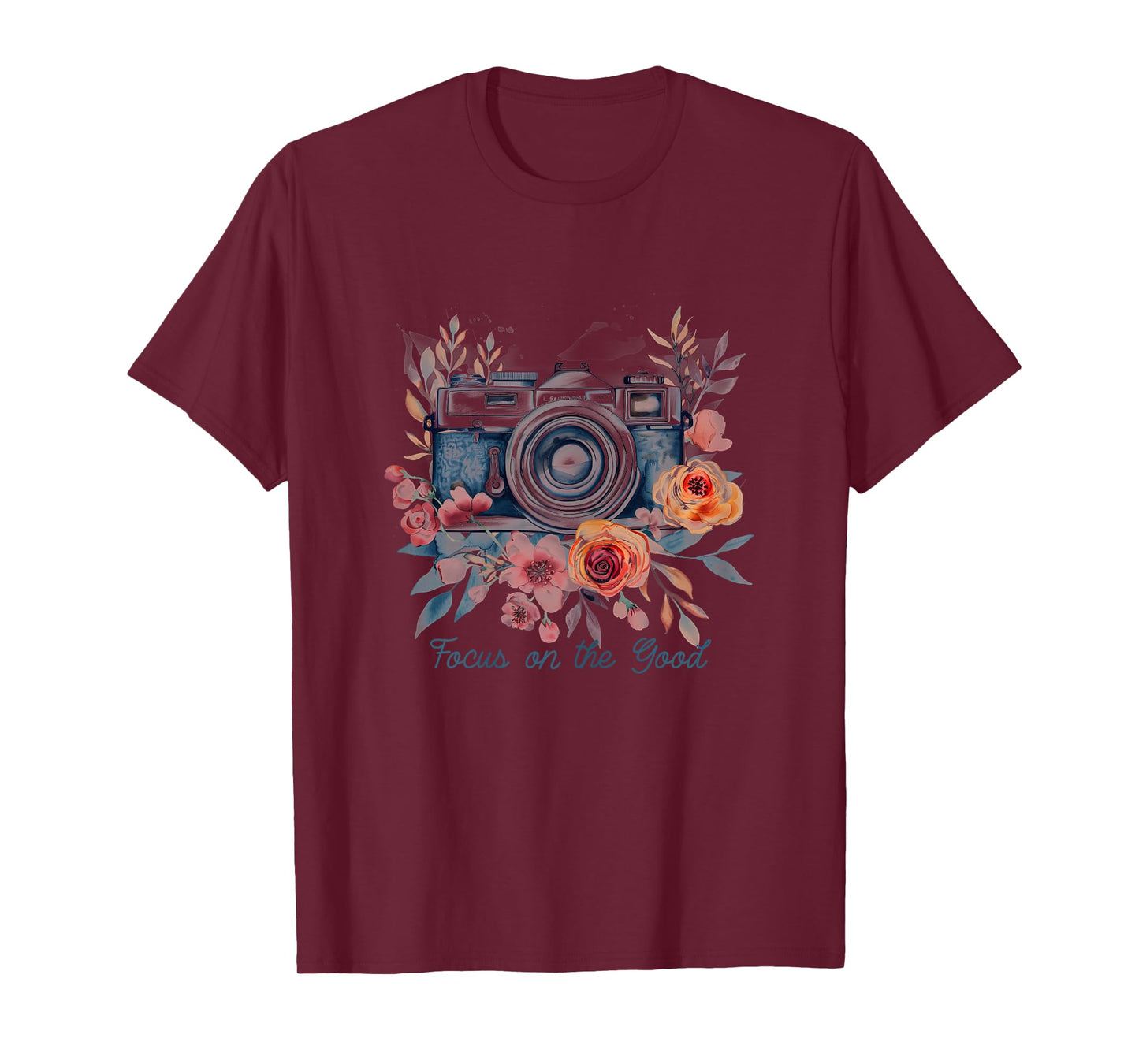 Photographer Focus On The Good Camera Flowers Photography T-Shirt