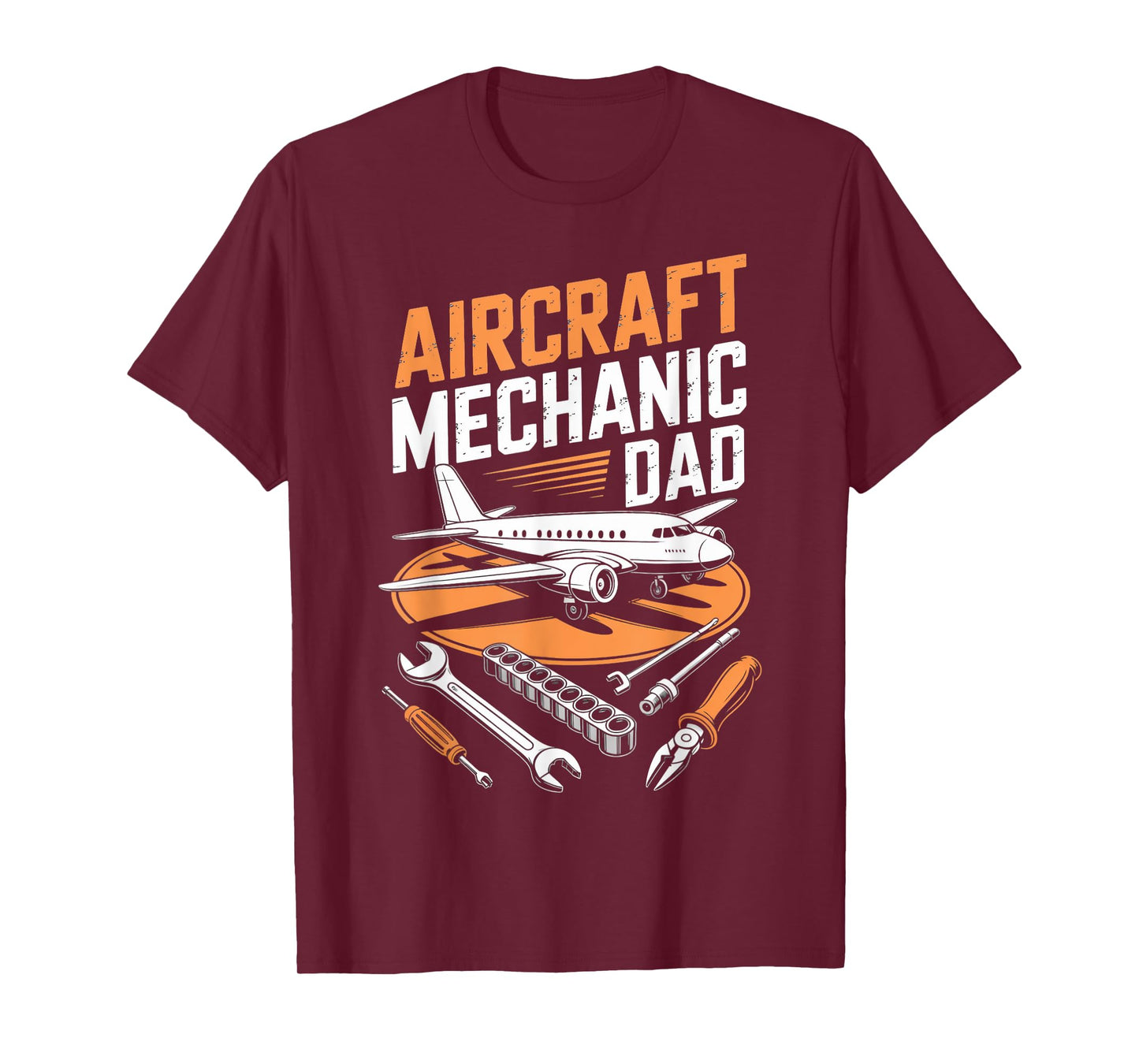 Aircraft Mechanic Dad Maintenance Plane Aircraft Technician T-Shirt