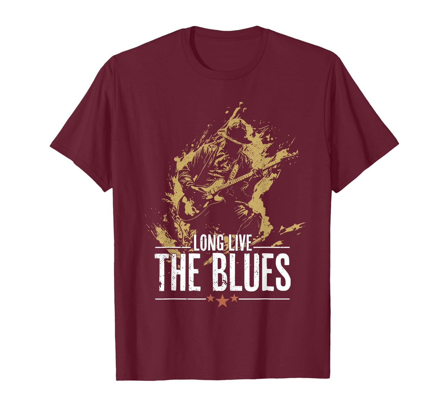 Blues Music Guitar for Guitarist Vintage T-Shirt