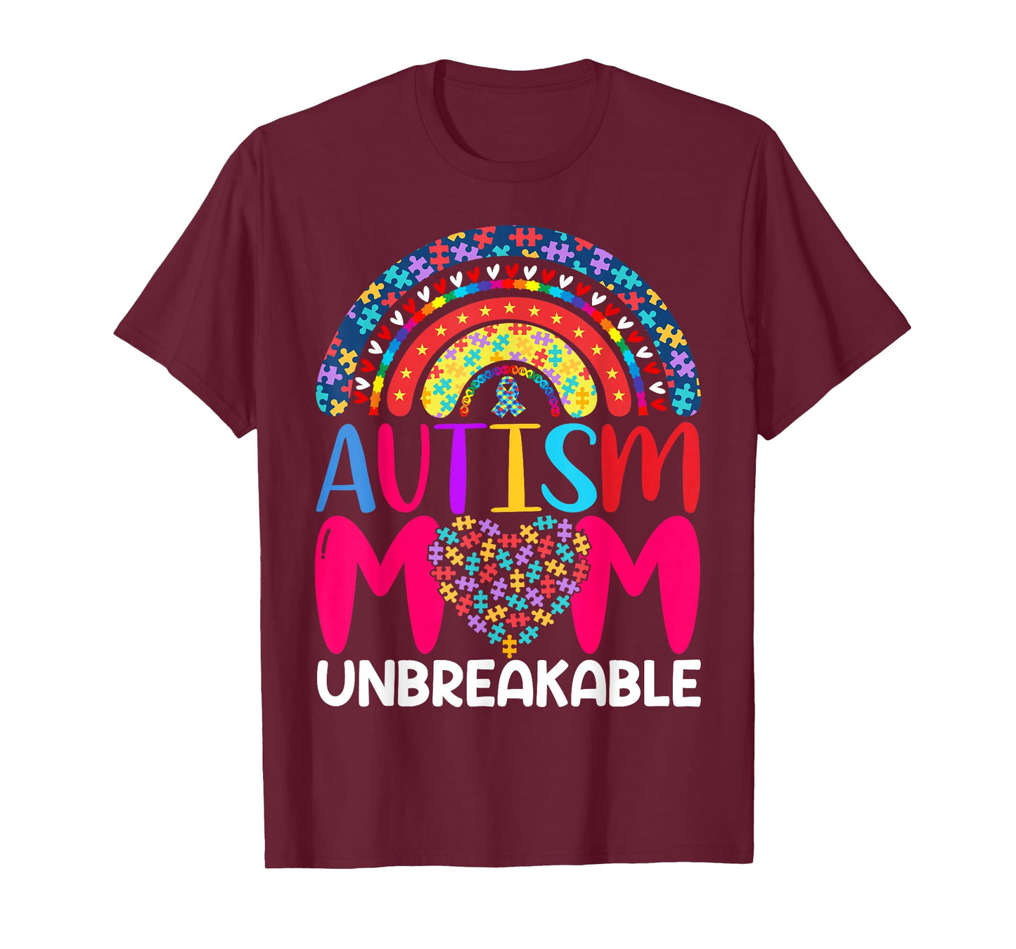 Autism Mom Unbreakable T-Shirt, Black