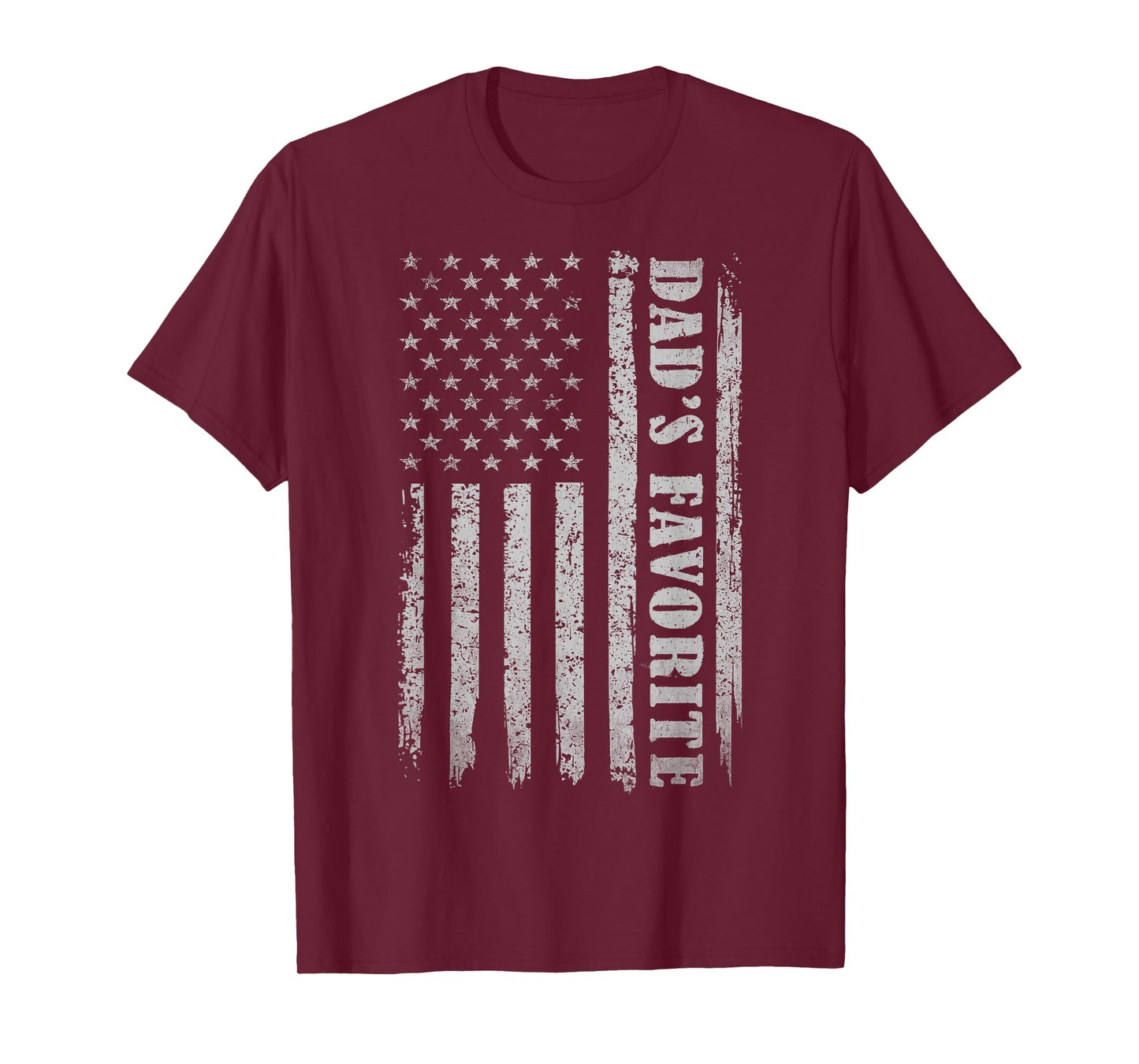 Funny Dad's Favorite USA Flag T-Shirt