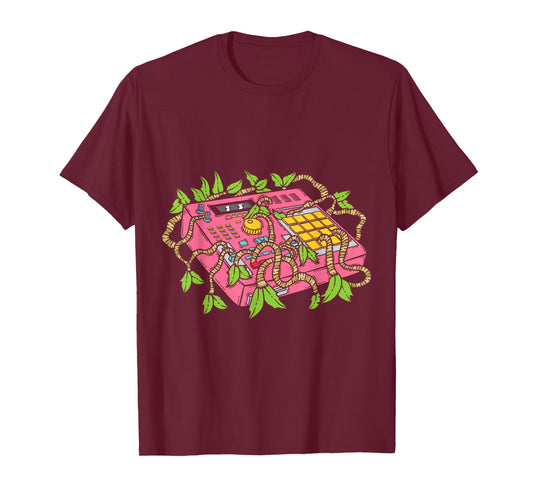 Keyboard Synthesizer Analogue MPC DJ Producer Drum Machine T-Shirt