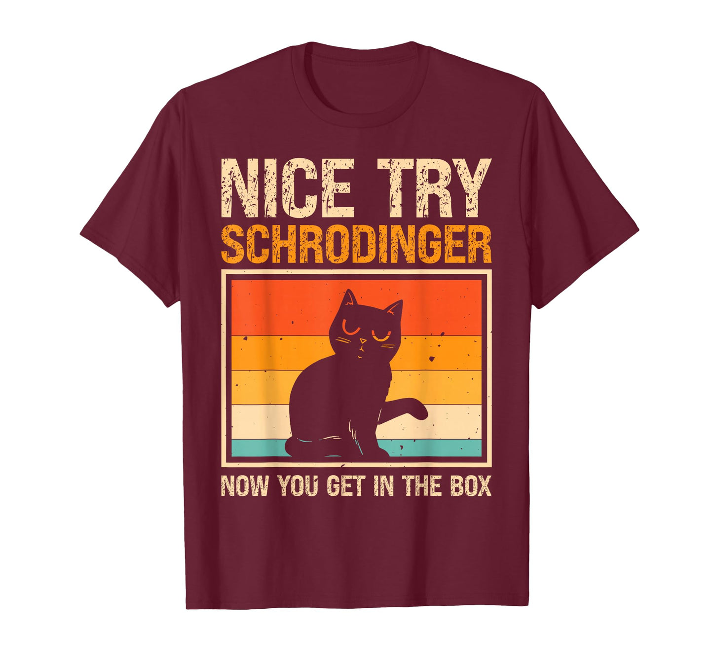 Nice Try Schrodinger Now You Get In The Box T-Shirt