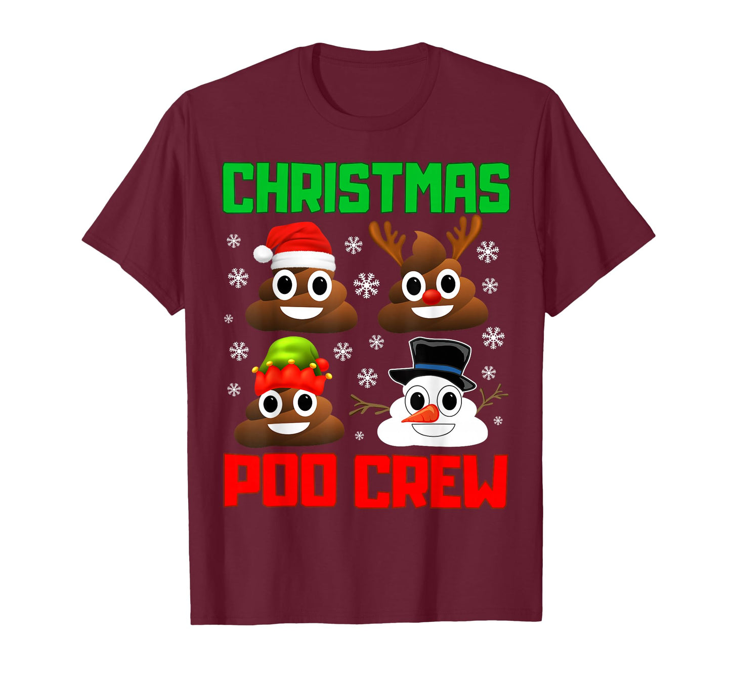 Christmas Poop Crew Funny Xmas Pajama T-Shirt