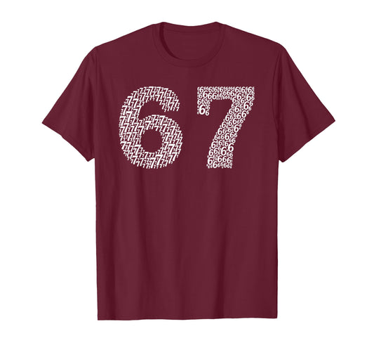 67 Sixty Seven Halloween Costume Design Funny 6 7 Meme T-Shirt