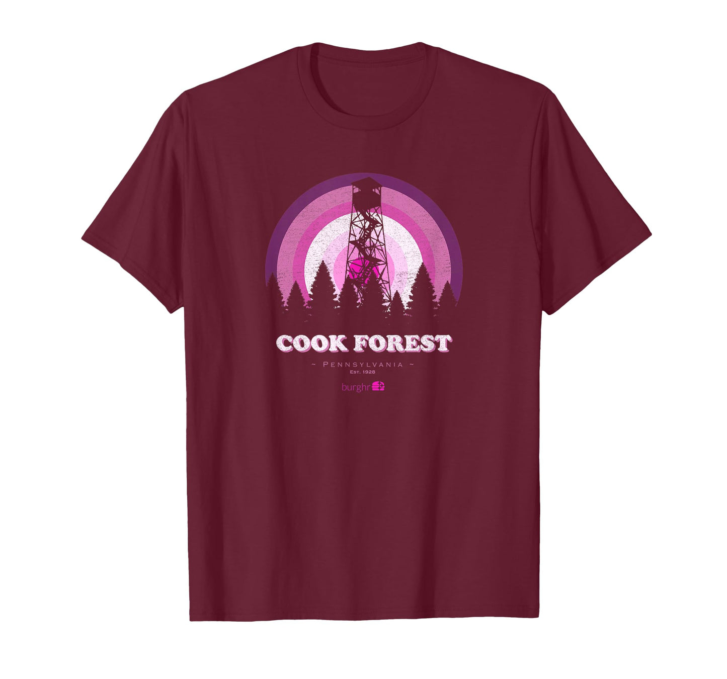 Cook Forest - Fire Tower - Womens T-Shirt