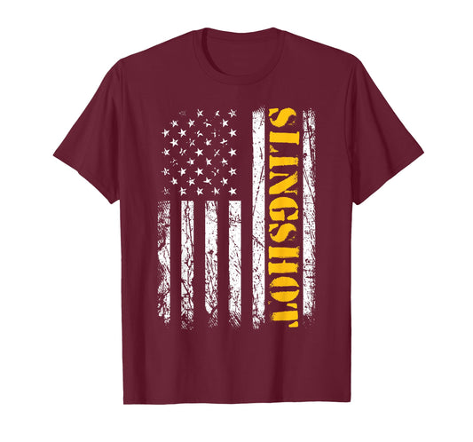 Slingshot Car American Flag Patriotic Sling shot T-Shirt