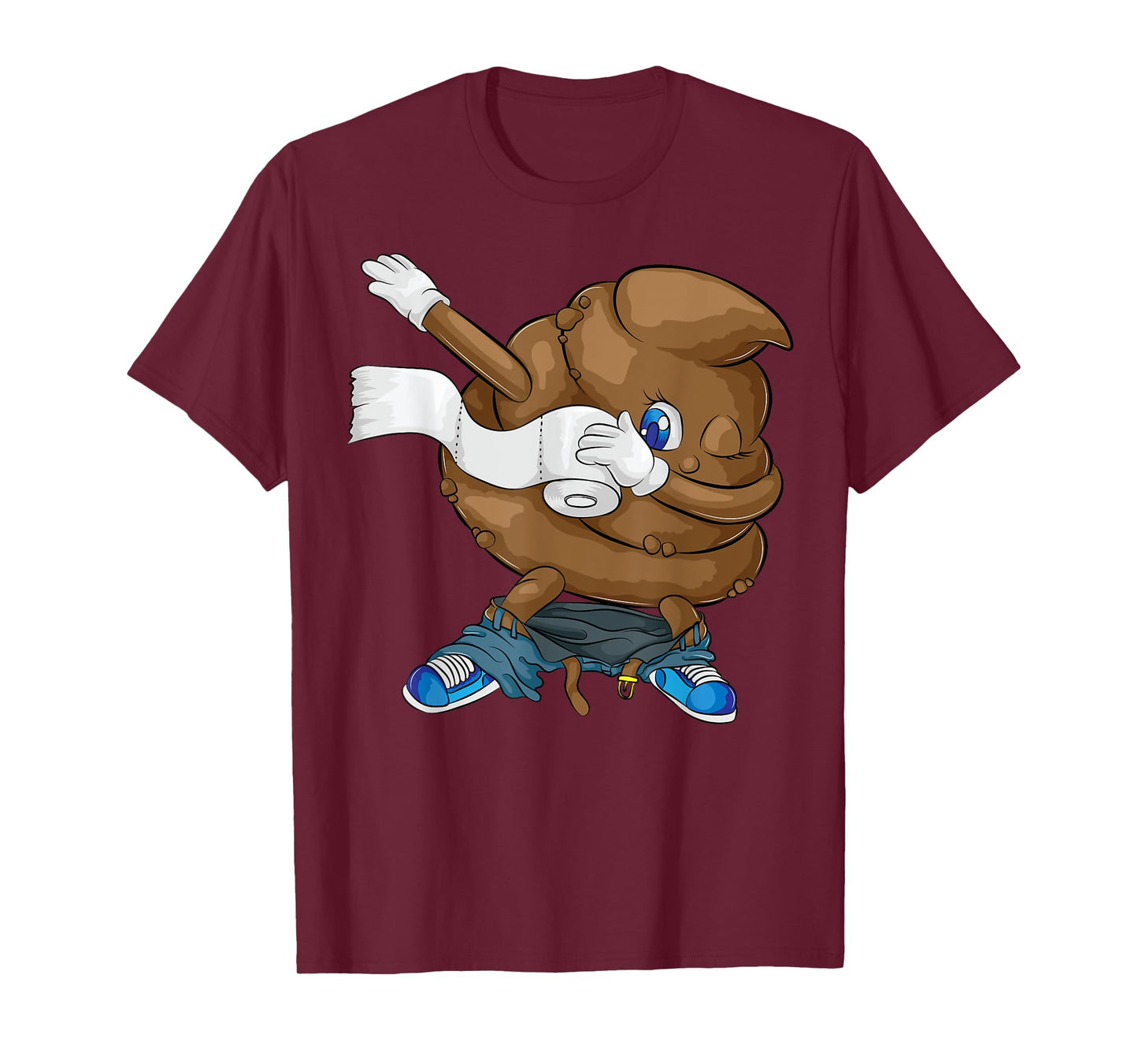 Dabbing Poop | Cool Friendly Funny Pooping Gift T-Shirt