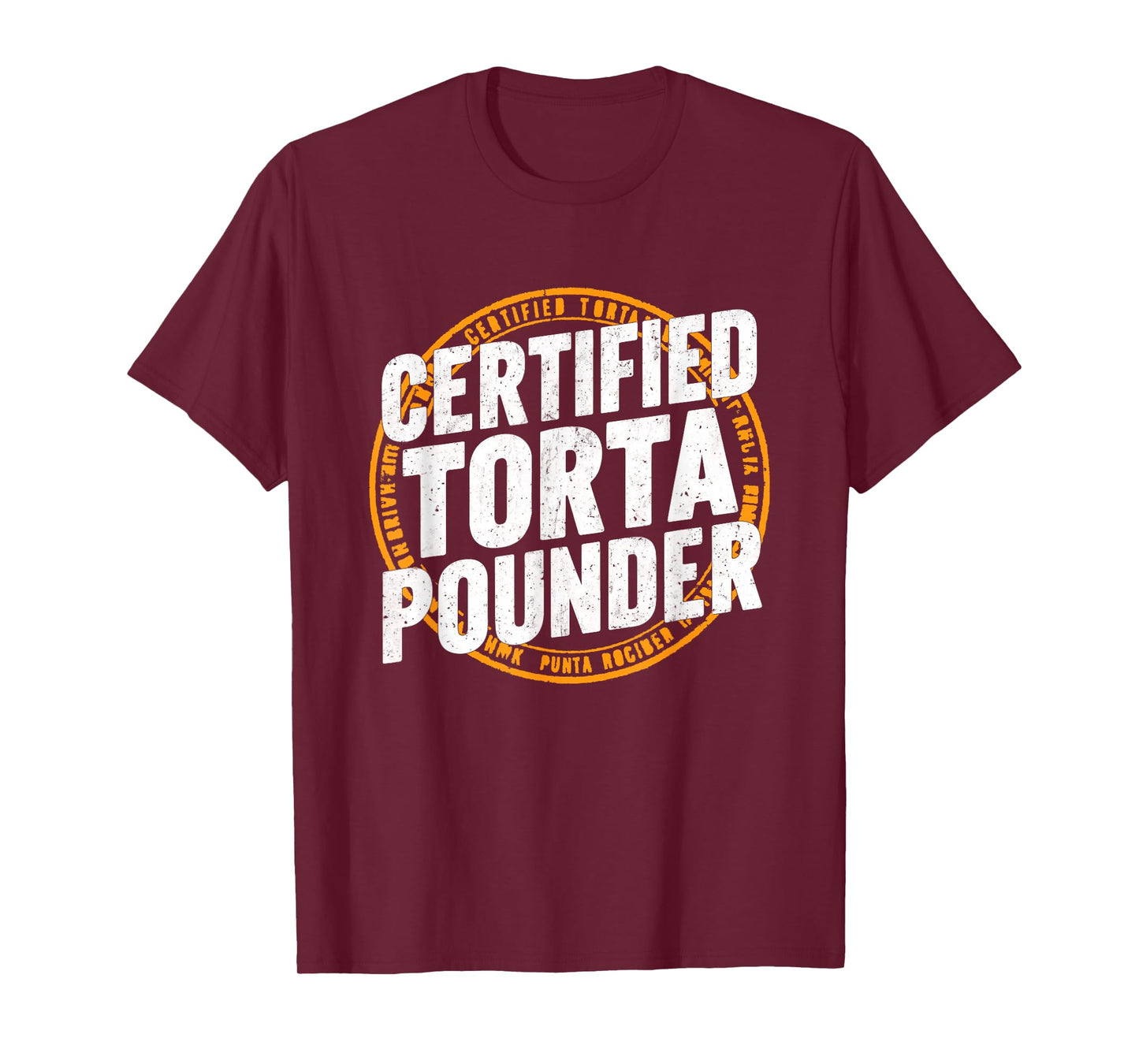 Certified Torta Pounder Cool Stamp Look Design T-Shirt