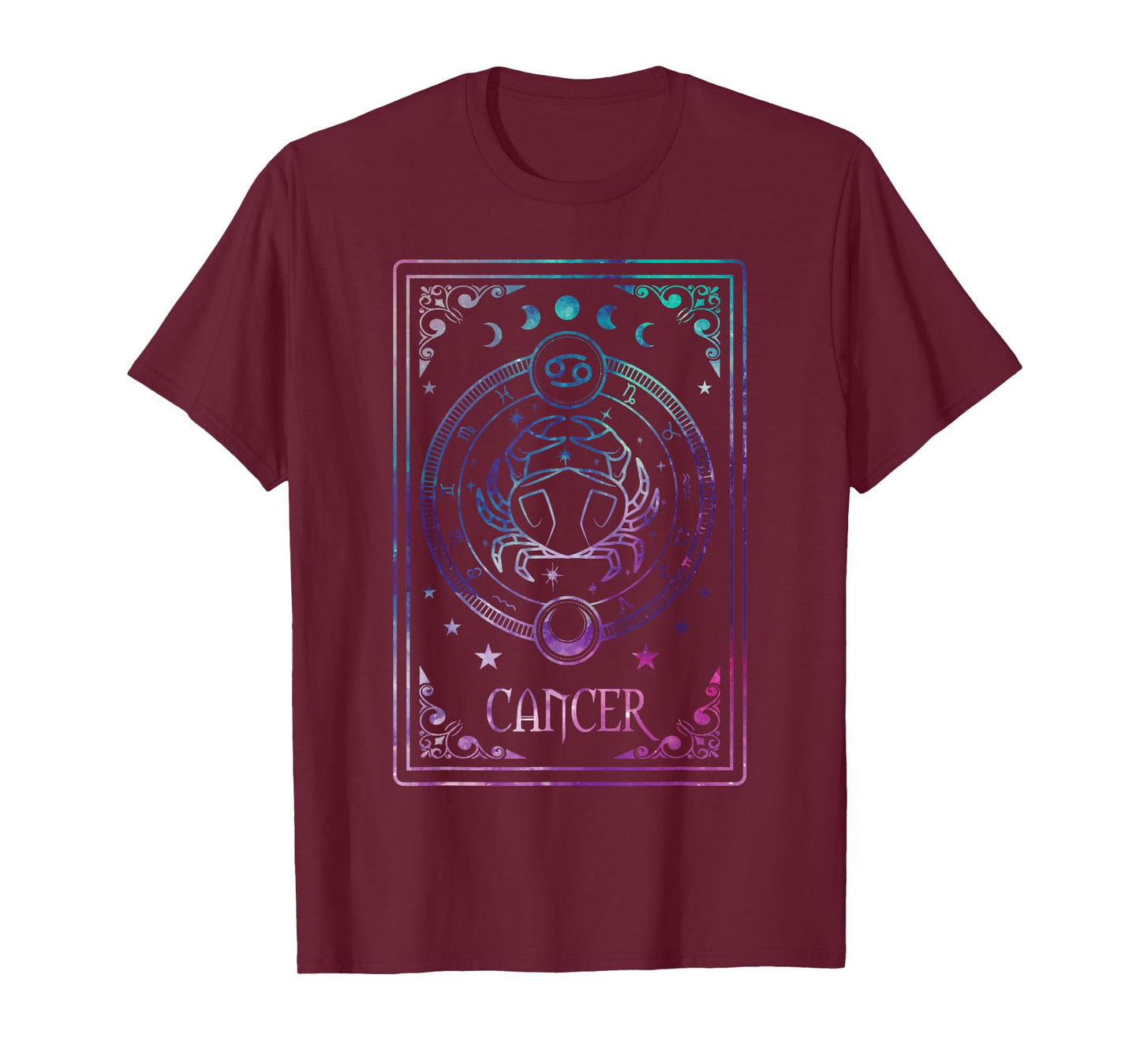 Cancer Tarot Card June July Birthday Astrology Zodiac Sign T-Shirt