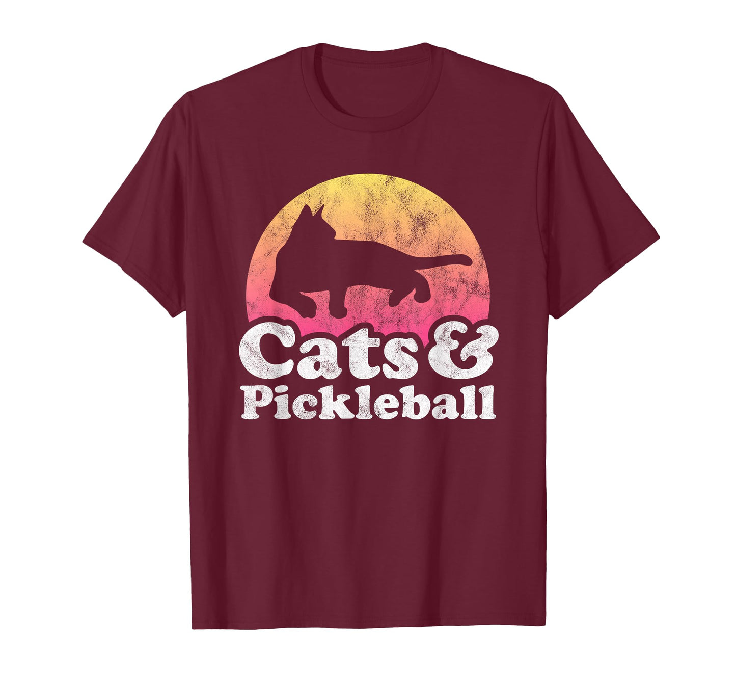 Cats and Pickleball Men's or Women's Cat T-Shirt