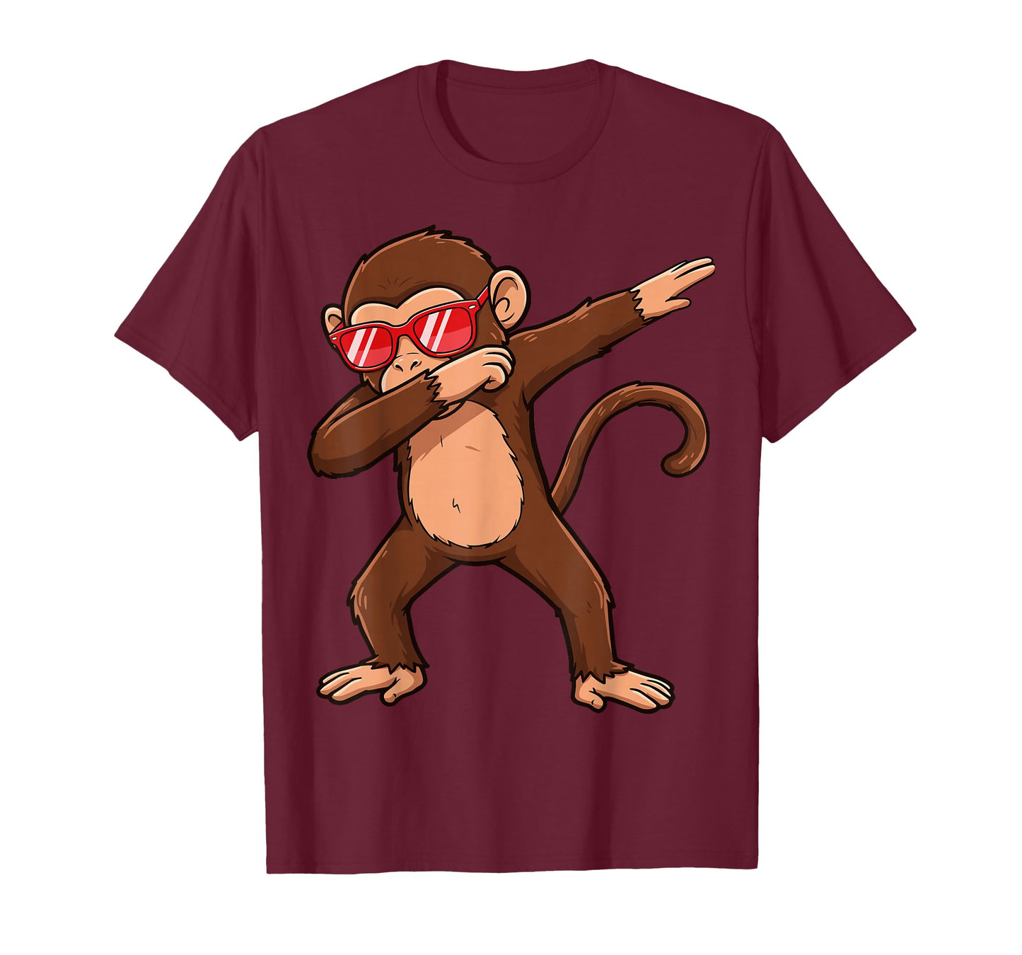 Dabbing Monkey Sunglasses Monkey Animal T-Shirt