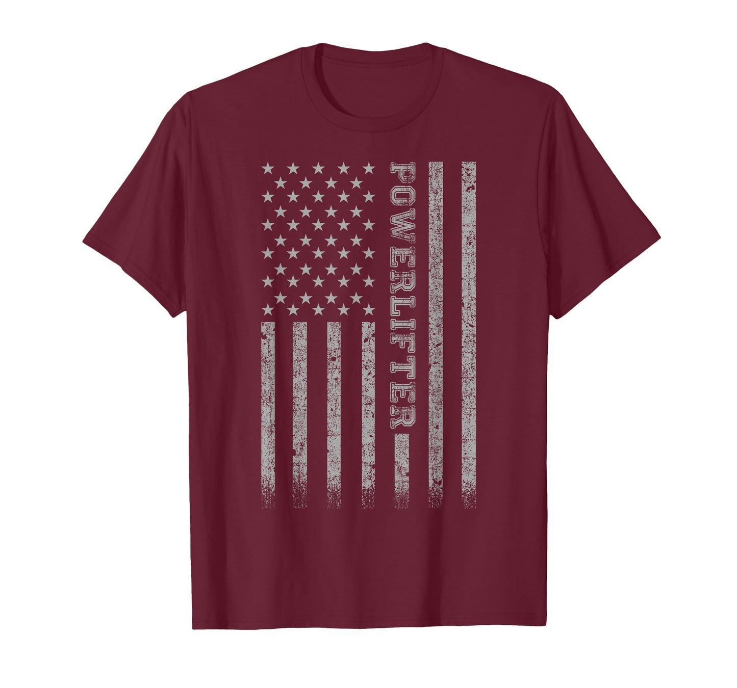Powerlifter American Flag T-Shirt