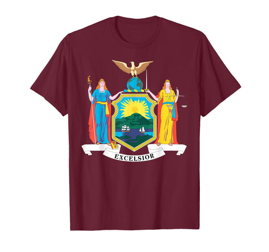 New York NY state Flag USA T Shirt T-Shirt