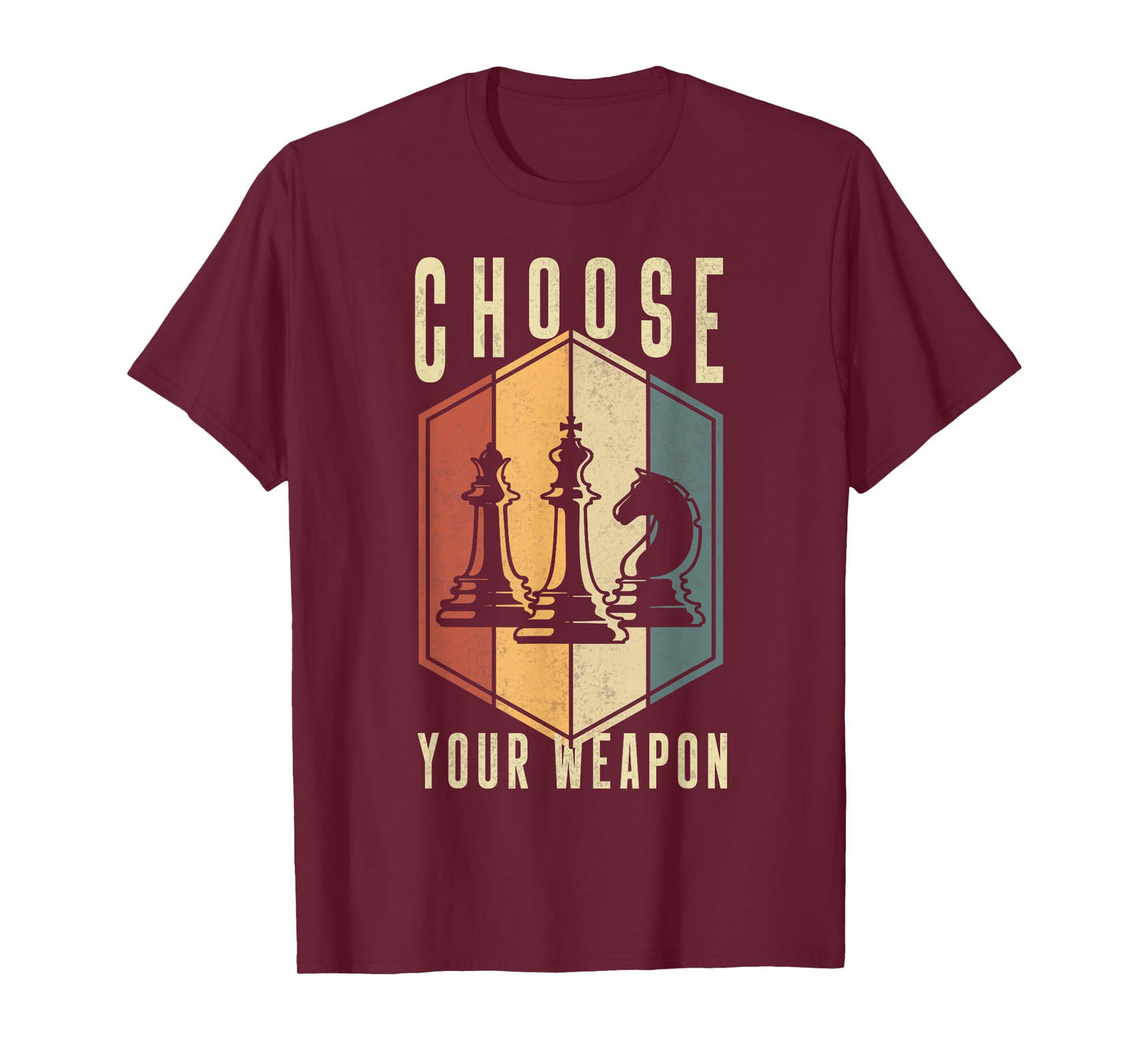 Choose Your Weapon Gag Chess Gifts Chess Players T-Shirt