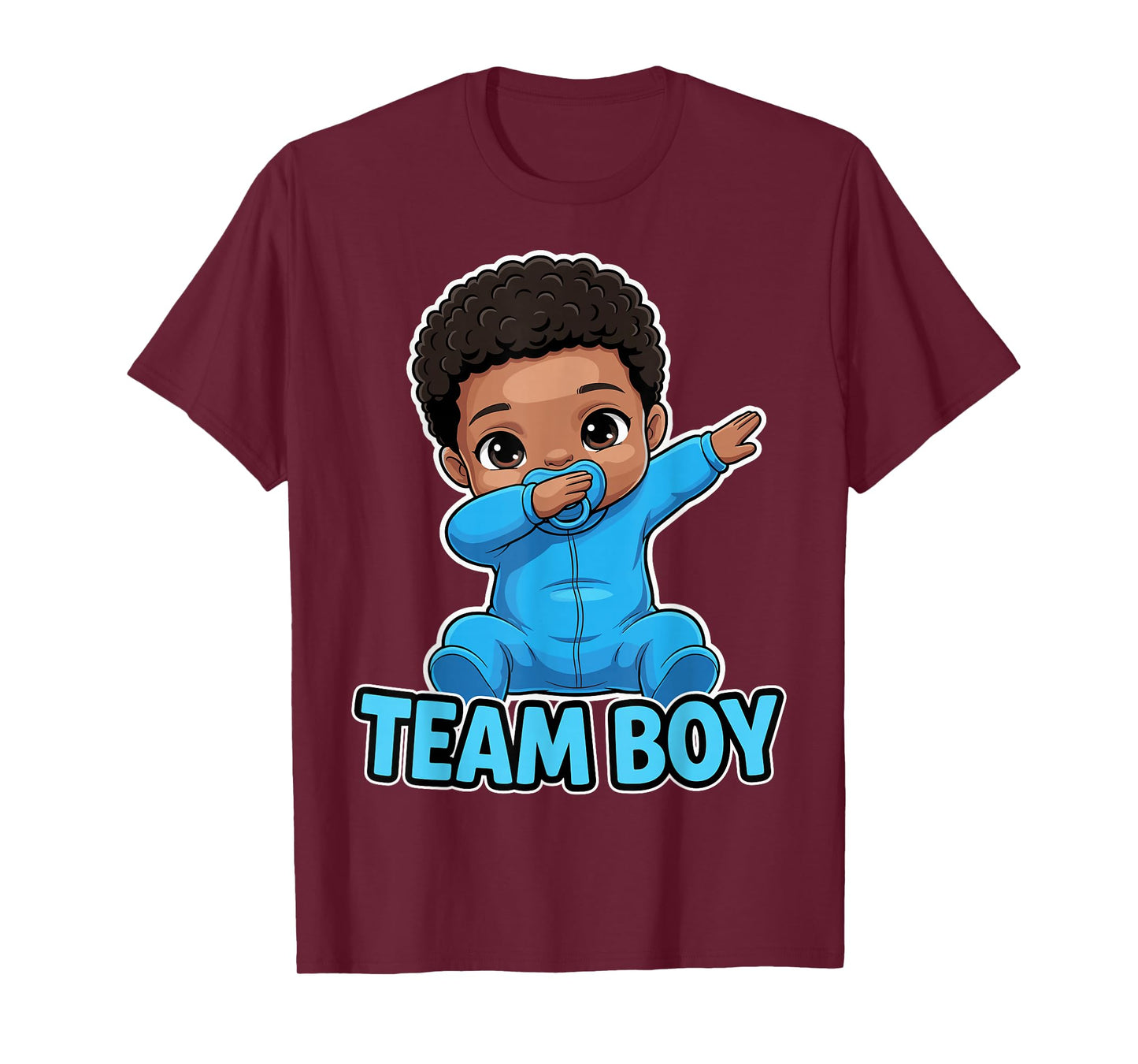 Gender Reveal Party Dabbing Team Boy Baby Announcement T-Shirt