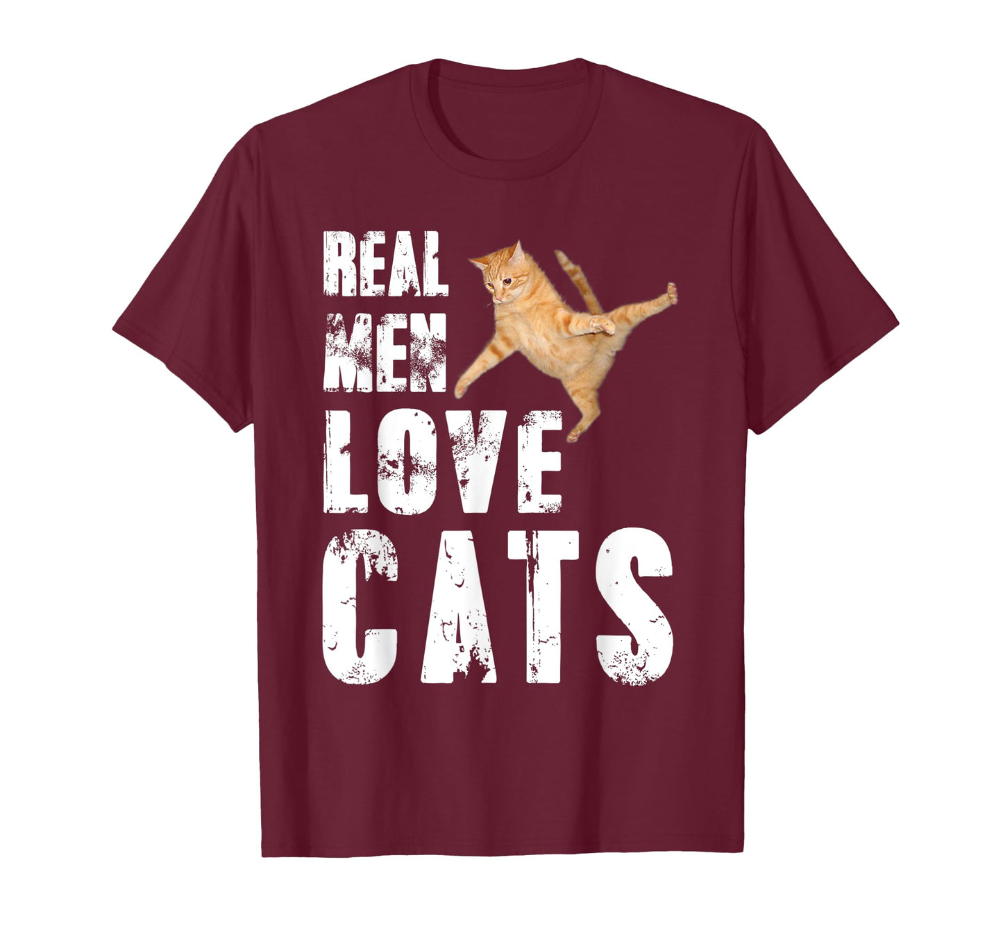 Real Men Love Cats Funny Cat Love T-shirt