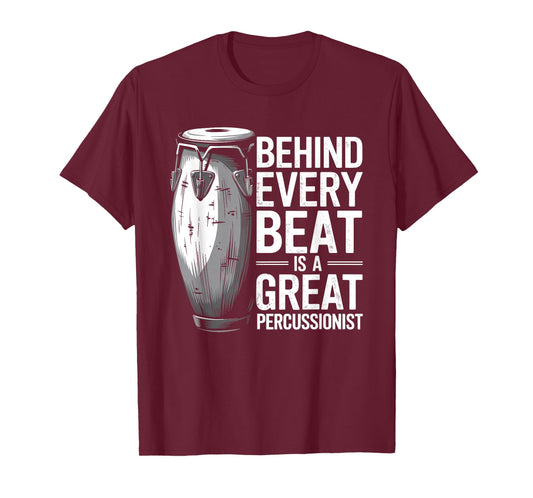 Percussion Instrument Design for Percussionist Conga Drum T-Shirt