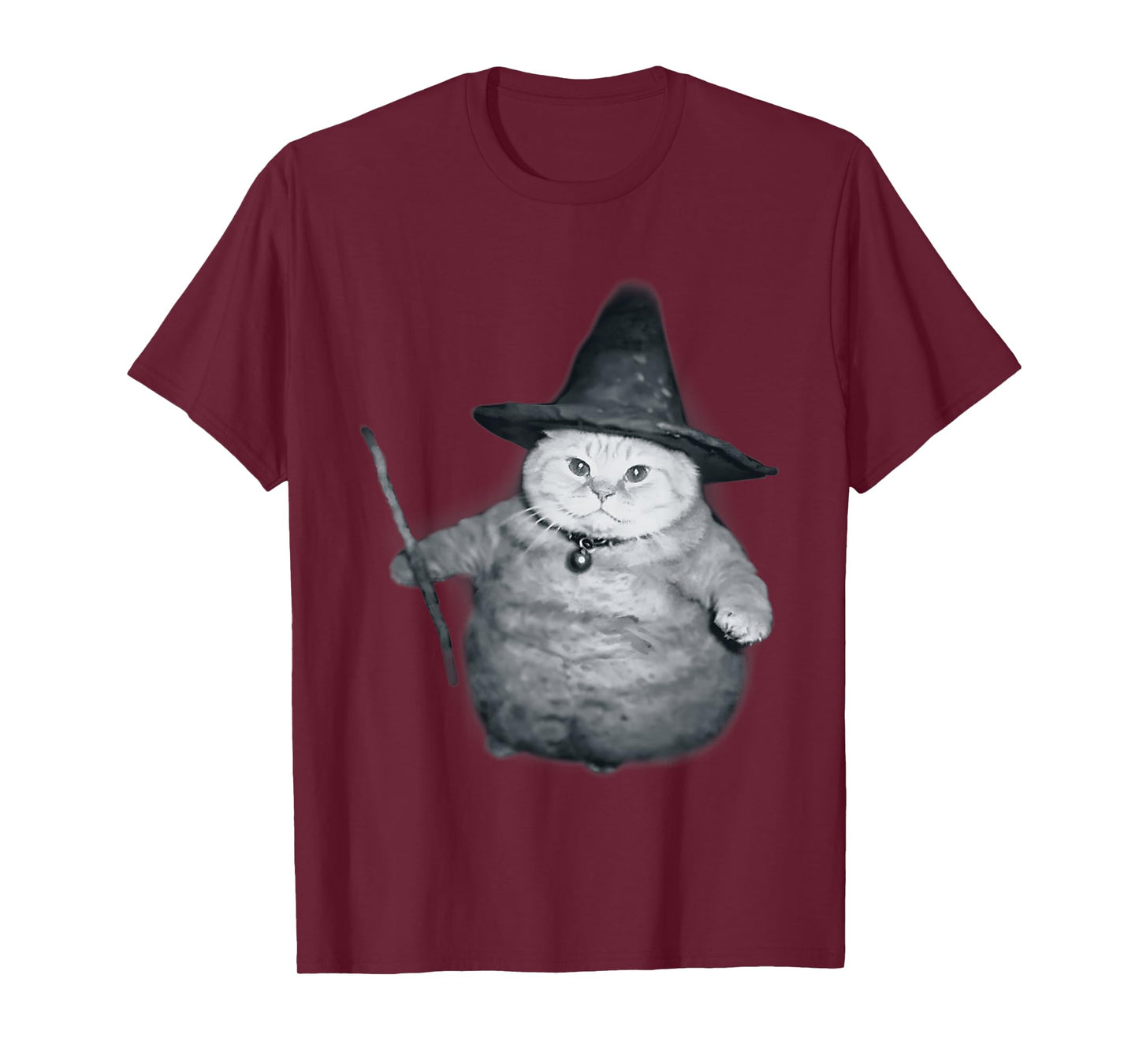 Wizard Kitten Meme Chonk Witch Cat Meme Stupid Brain Rot T-Shirt