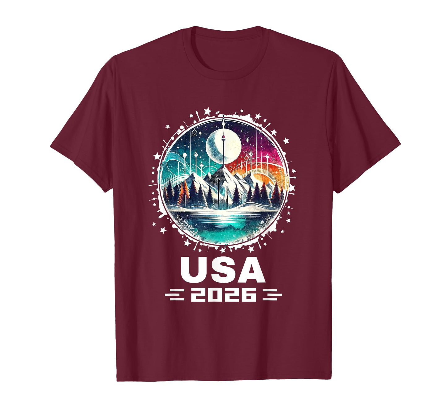 USA 2026 Go United States Winter Sport USA Team 2026 USA T-Shirt