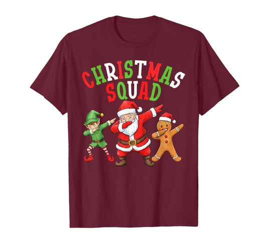 Christmas Squad Matching Funny Santa Xmas Helper Gingerbread T-Shirt