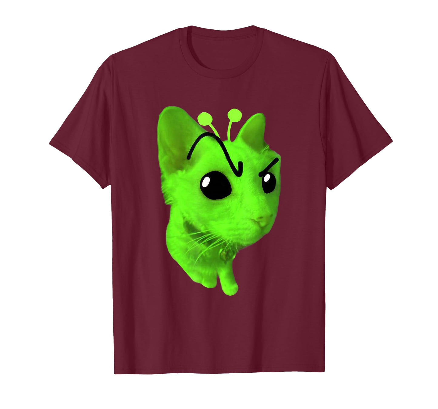Gnarp Cat Silly Alien Cat Meme Brainrot Funny Meme Gen Z T-Shirt