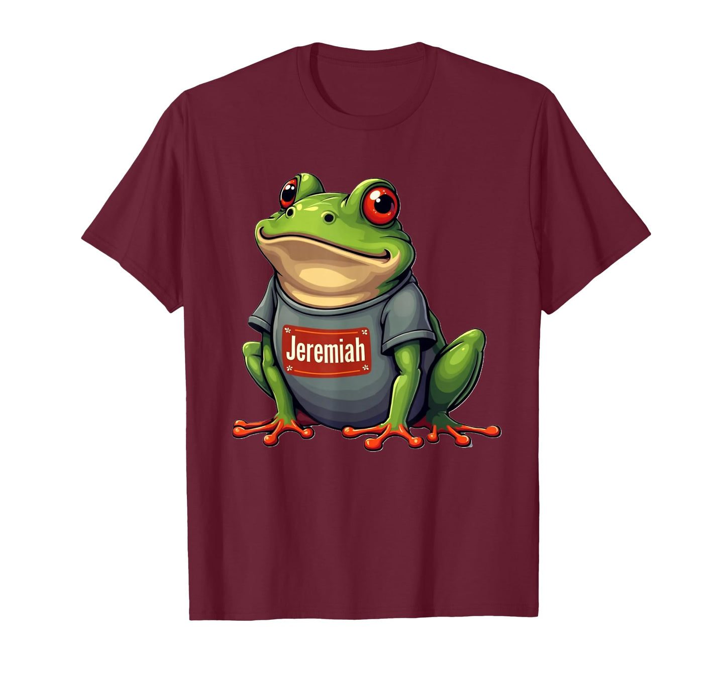 Jeremiah The Cool Retro Bullfrog T-Shirt