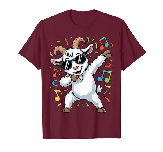 Goat Dabbing Funny Party Dancing Animal Lover T-Shirt