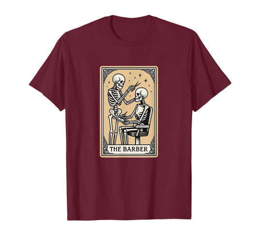 The Barber Tarot Card - Hair Cut Shop Spooky Gothic Witchy T-Shirt