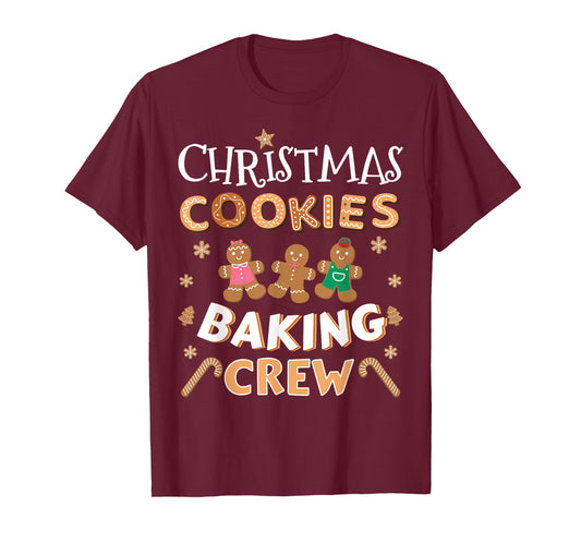Christmas cookies baking crew for family xmas pajamas T-Shirt