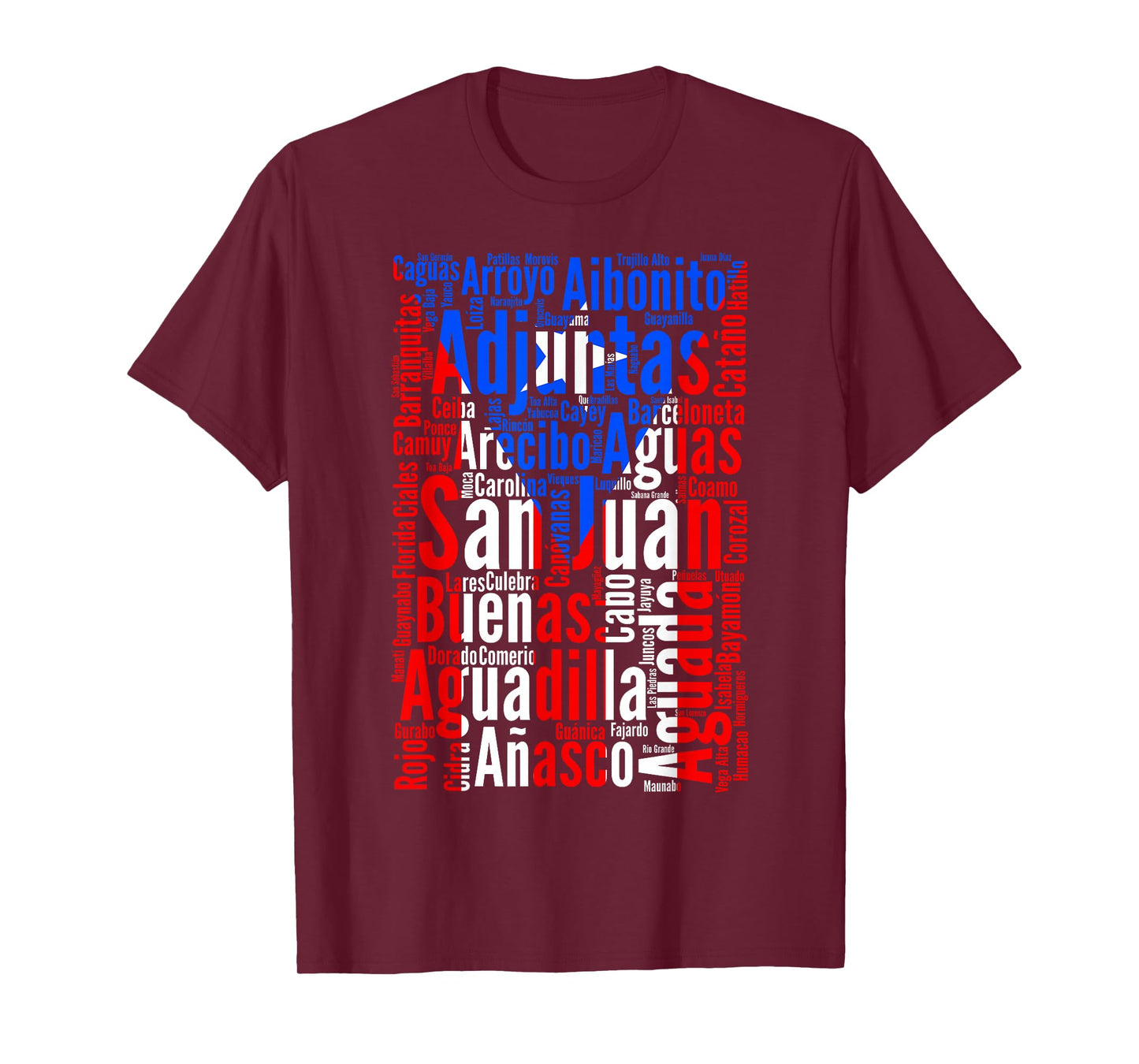 Puerto Rican Cities - Puerto Rico Flag - Boricua T-Shirt