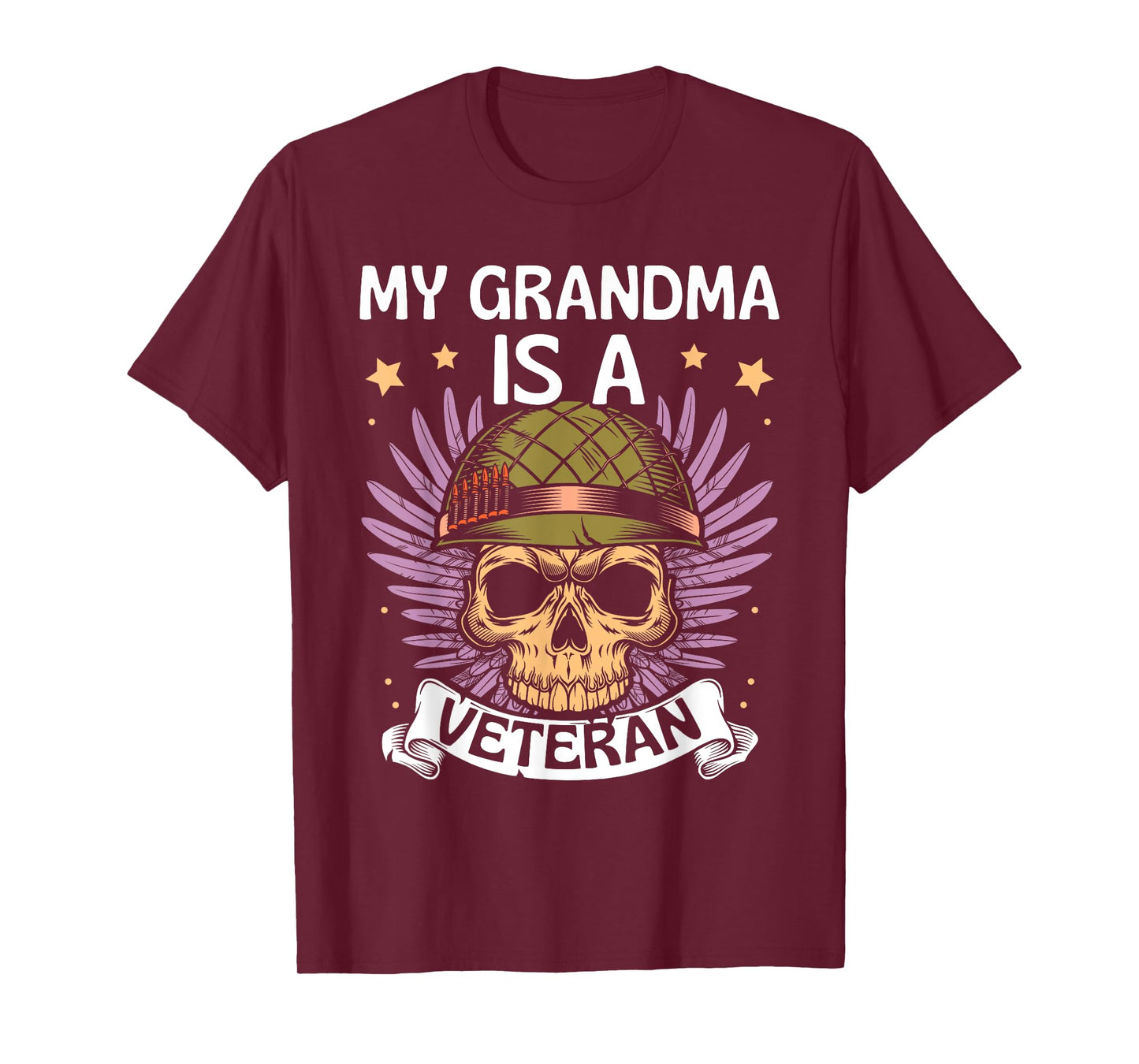My Grandma Is A Veteran Veteran's Day Veterans Military T-Shirt