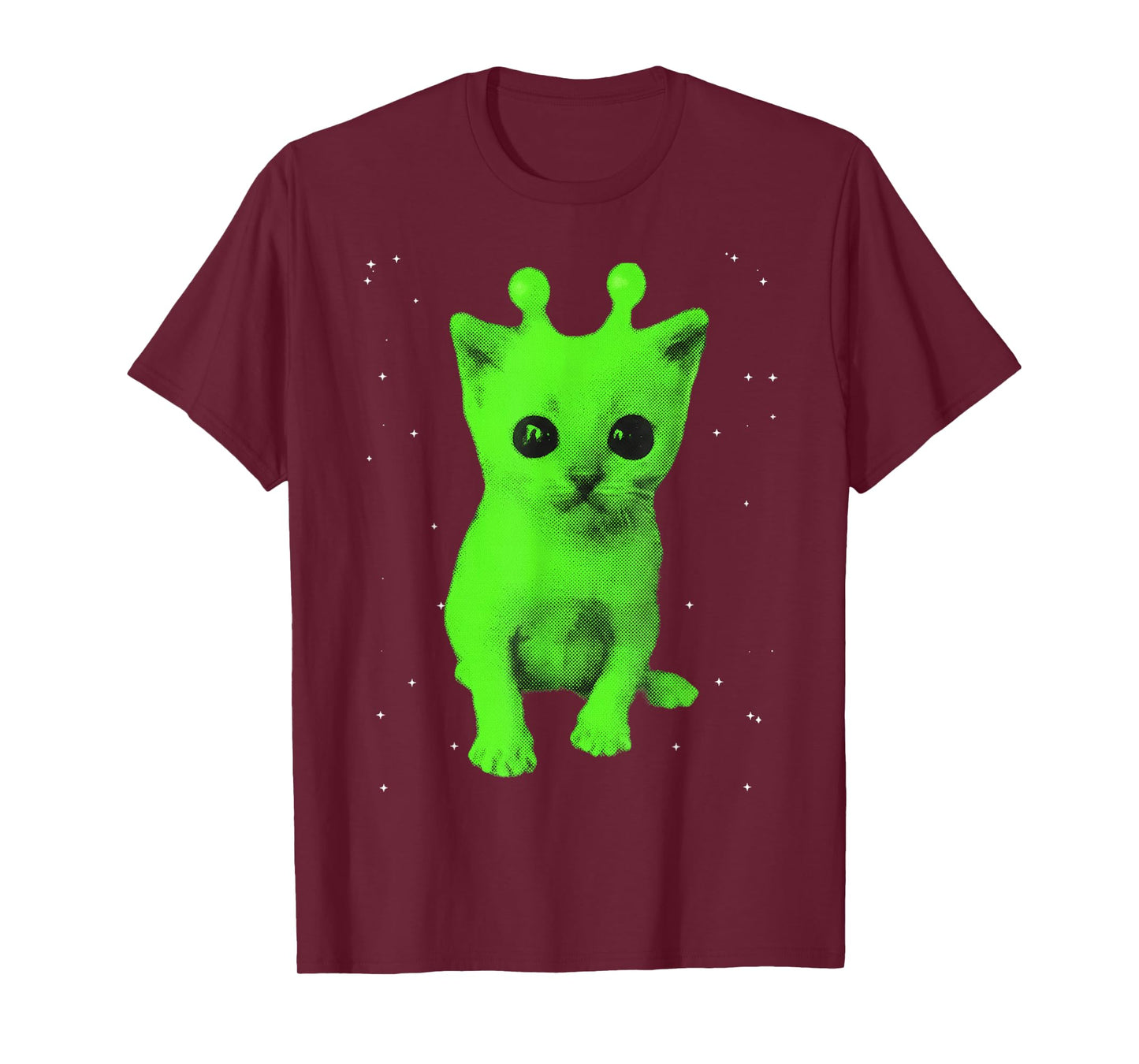 Y2k Alien UFO Cat Space Vintage 90s Retro Silly Cats Lover T-Shirt