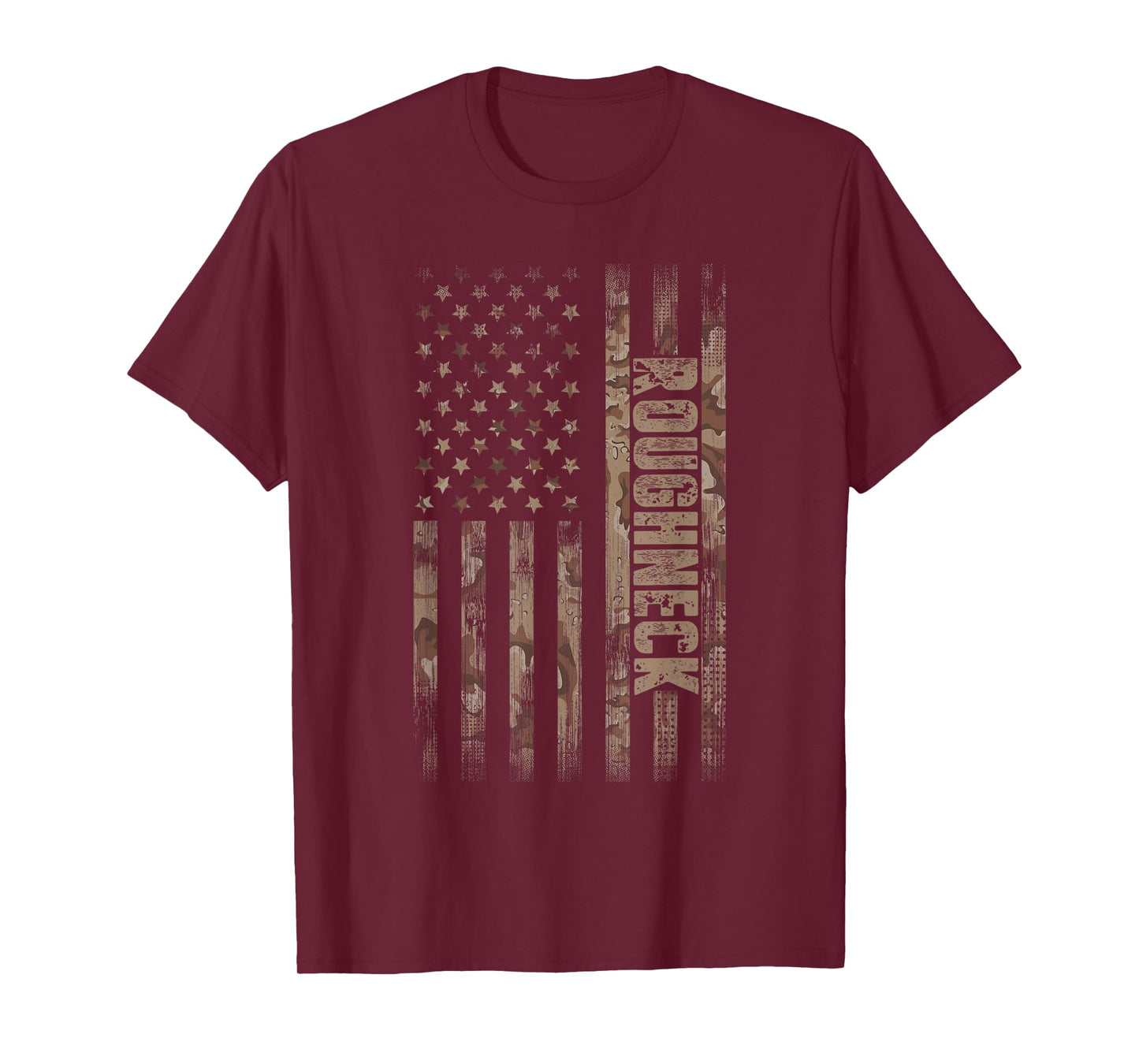 Roughneck American Flag Oilfield T-Shirt
