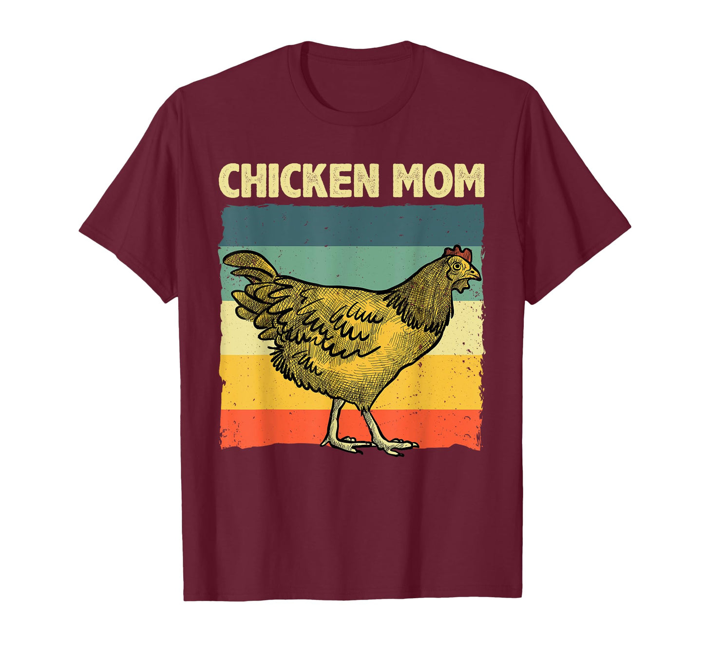 Cool Chicken Mom Art For Women Chicken Farmer Poultry Farm T-Shirt