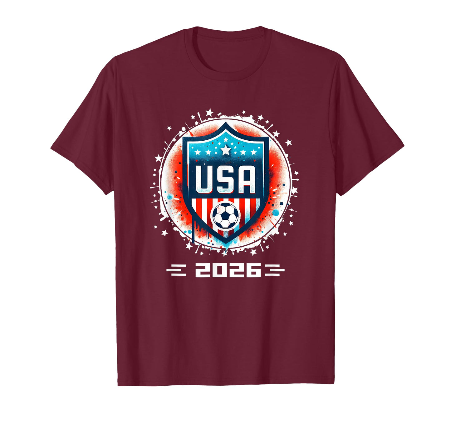 USA Player 2026 Team Boys Kids Men Youth Teen USA 2026 T-Shirt