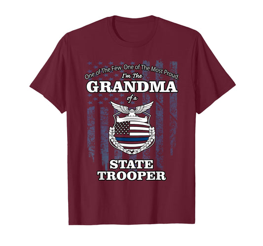 State police badge - proud state trooper grandma T-Shirt
