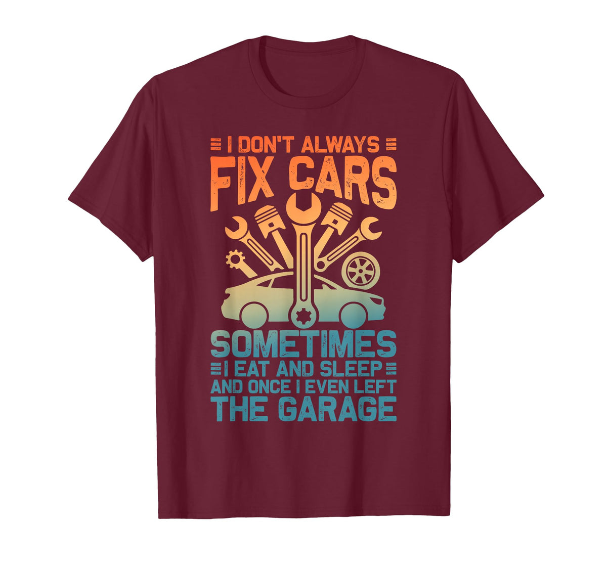 Funny Car Mechanic Shirt for Men Mechanic Garage T-Shirt