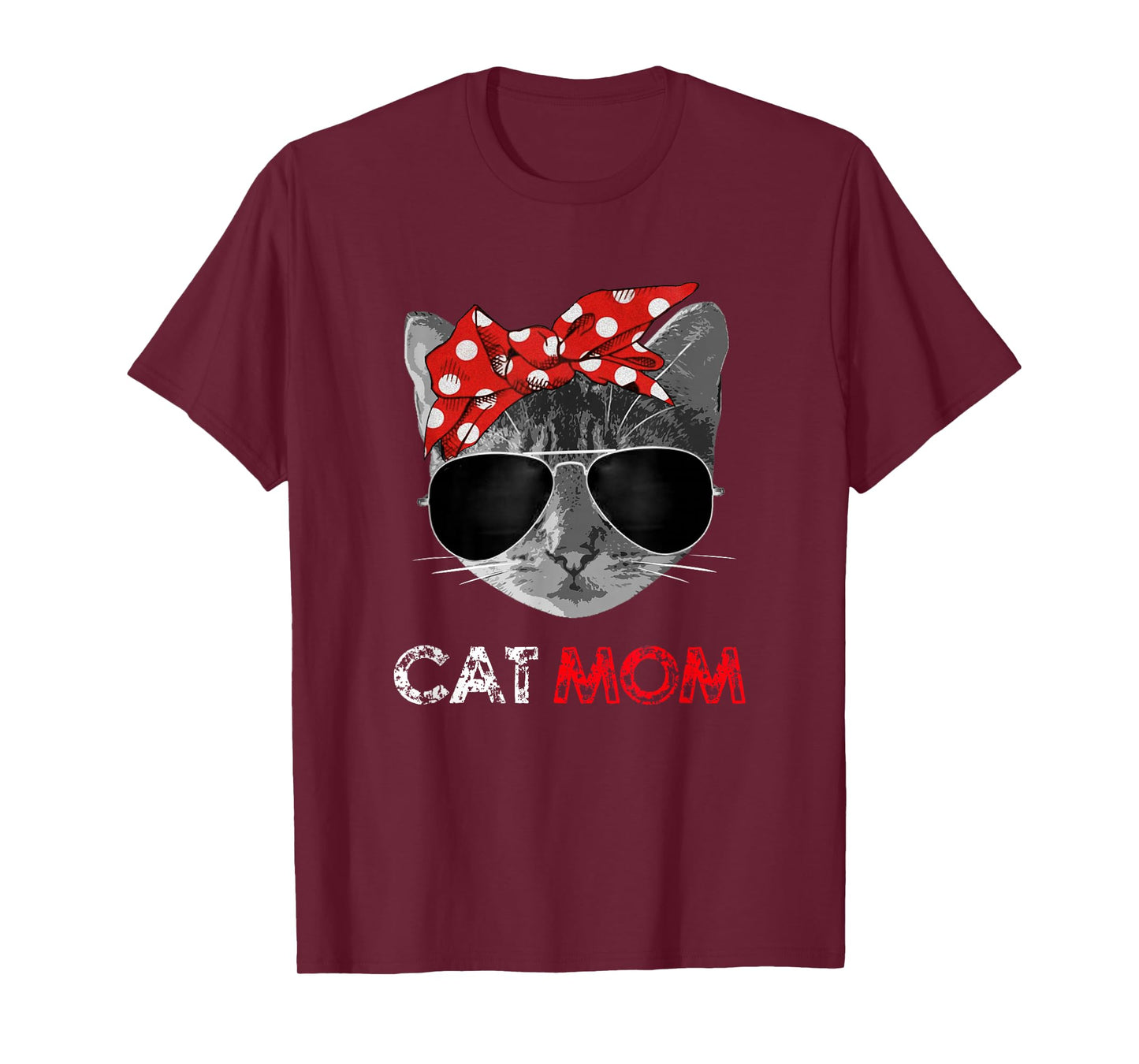 Cat Mom Shirt Cat Mommy Mother's Day Gift for Cat Lovers T-Shirt