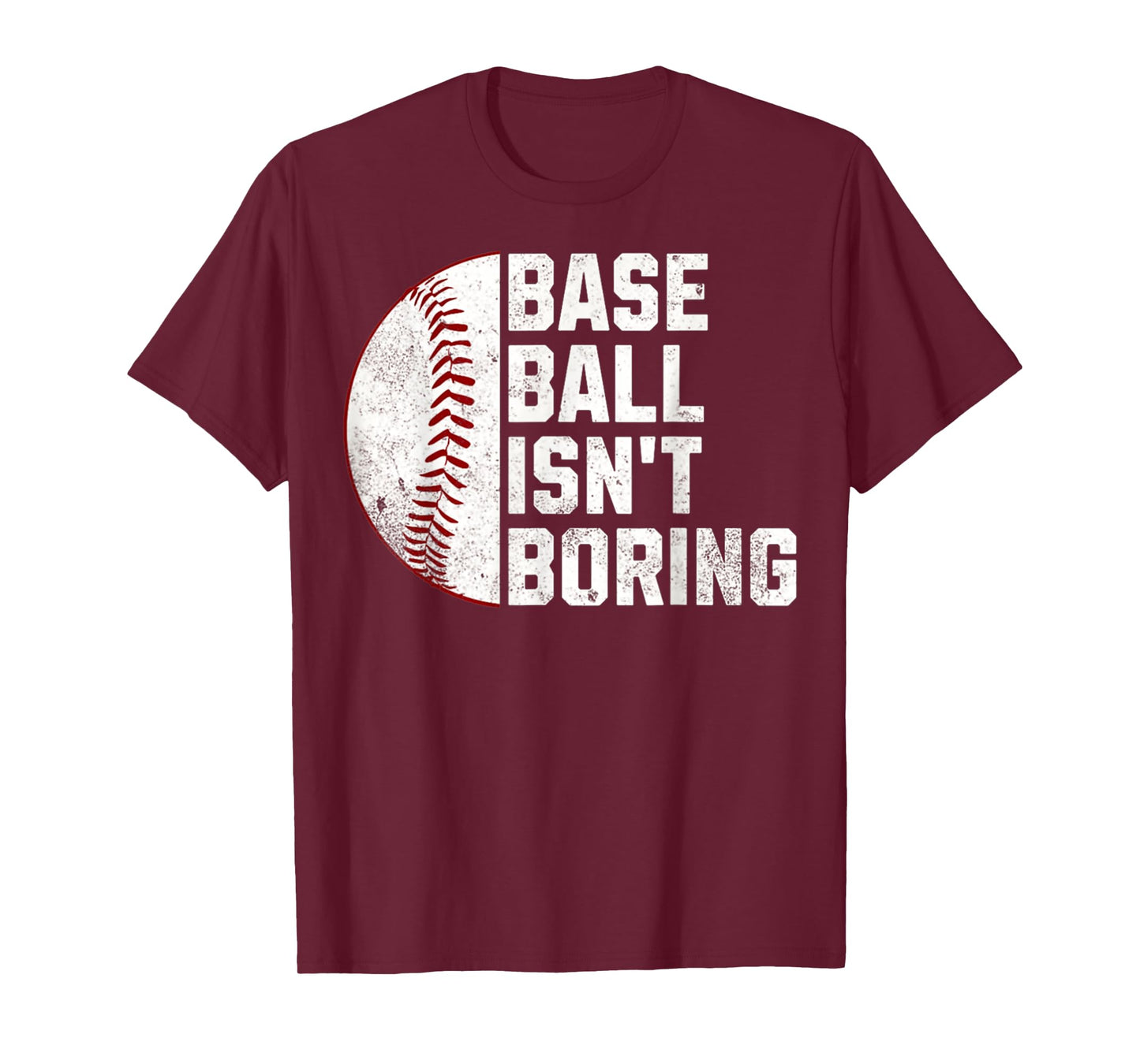 Baseball Isn't Boring Vintage Funny Baseball Fans Sport T-Shirt