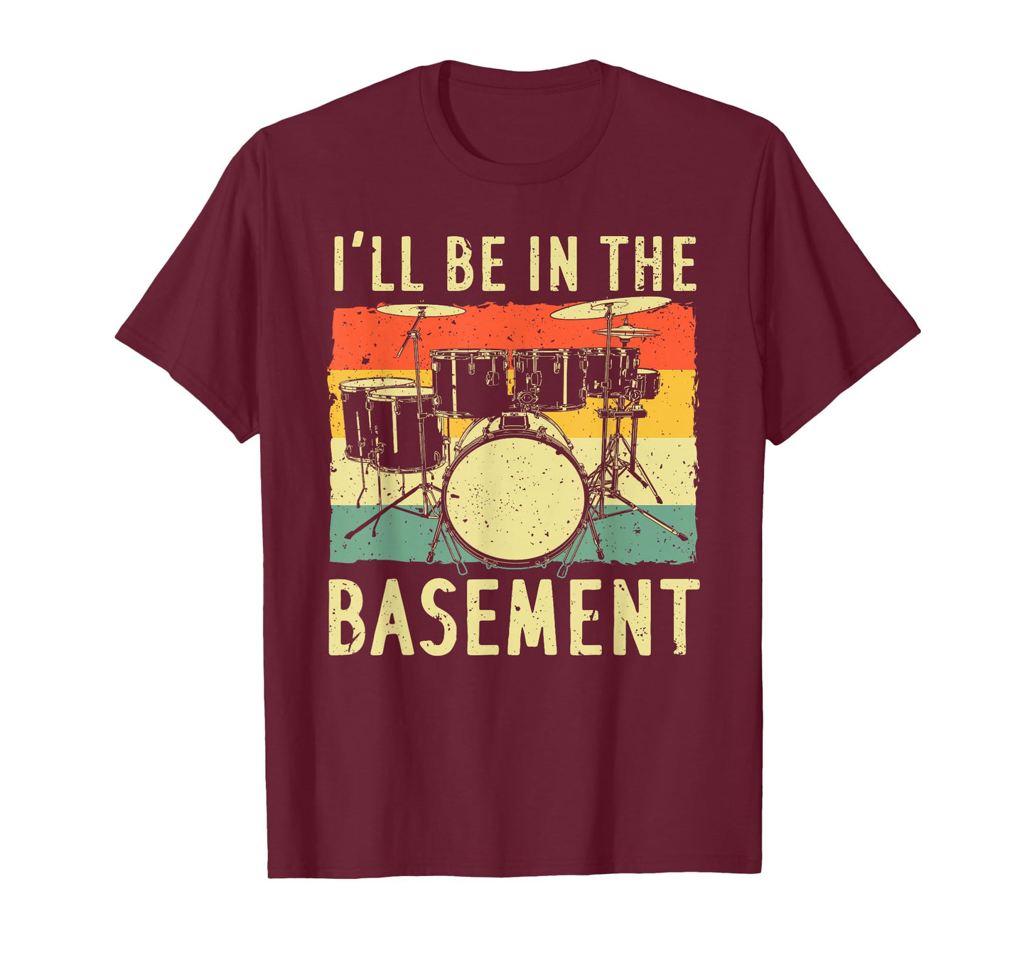 Cool Drumming Design for Men Women Drum Set Drumming Drummer T-Shirt
