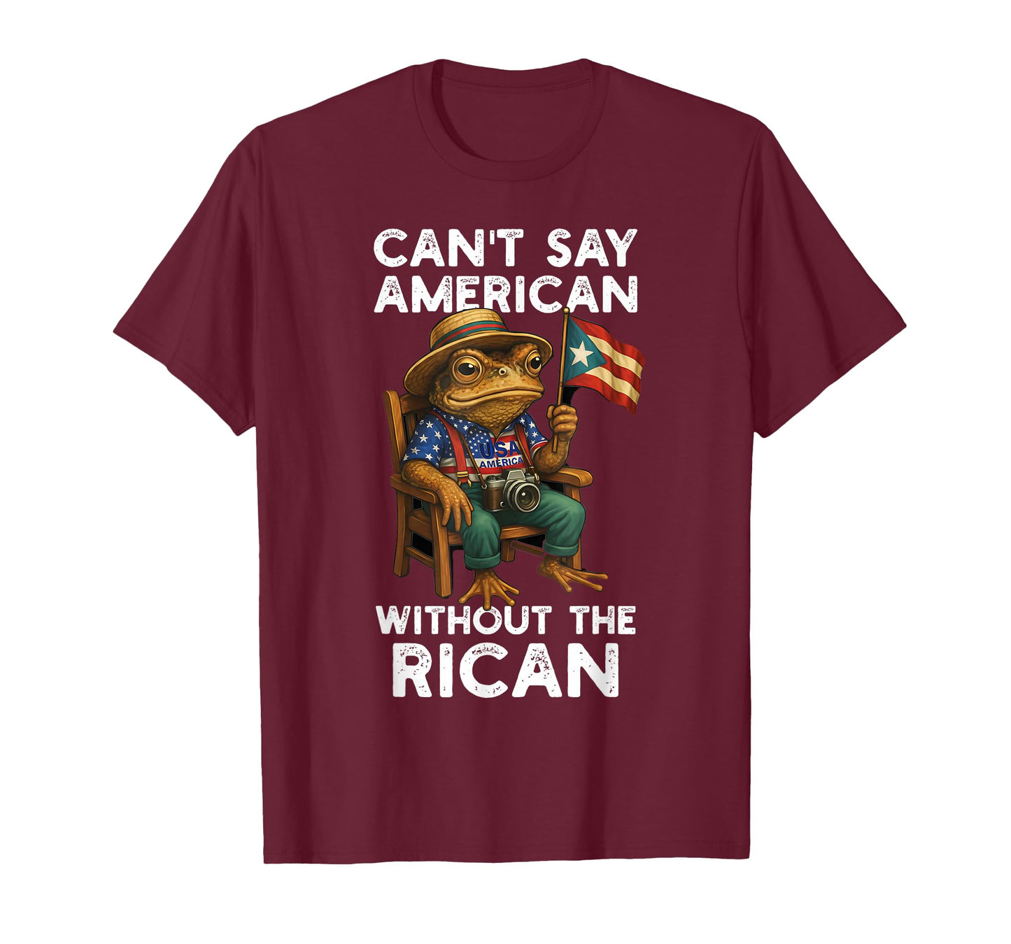 Puerto Rican Flag Boricua Taino Funny Puerto Rico Coqui T-Shirt