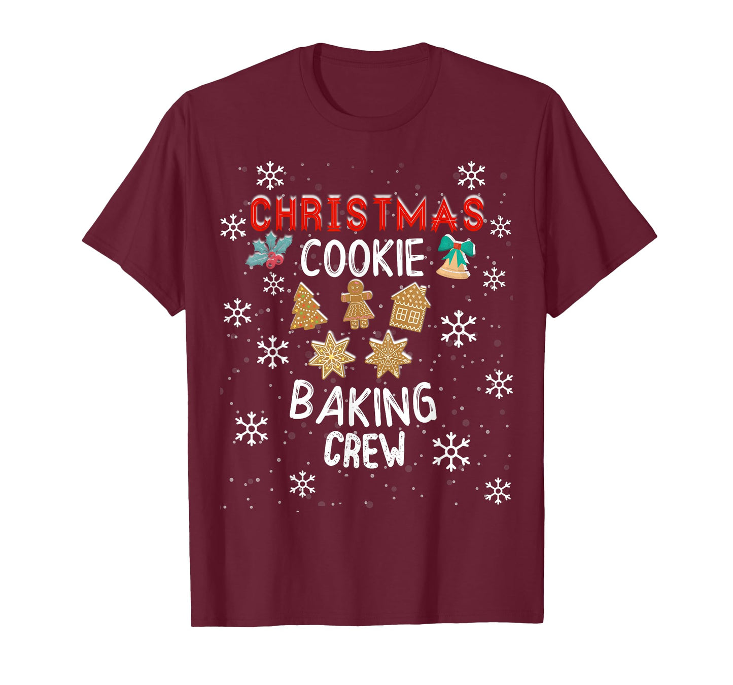 Christmas Cookie Baking Crew Holiday Kitchen Team T-Shirt